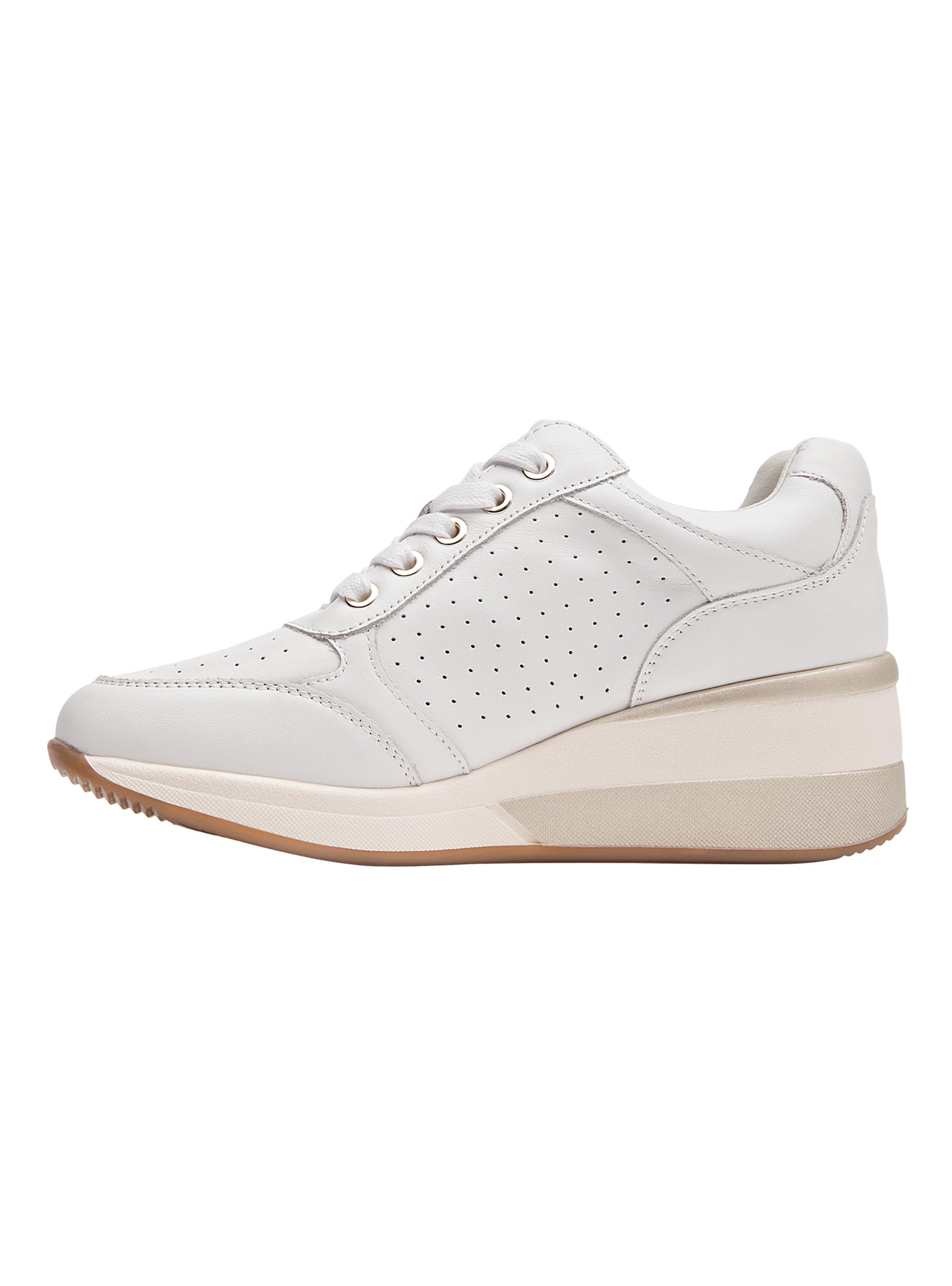 Zapatilla Urbana Metalizada Cuero Mujer-2
