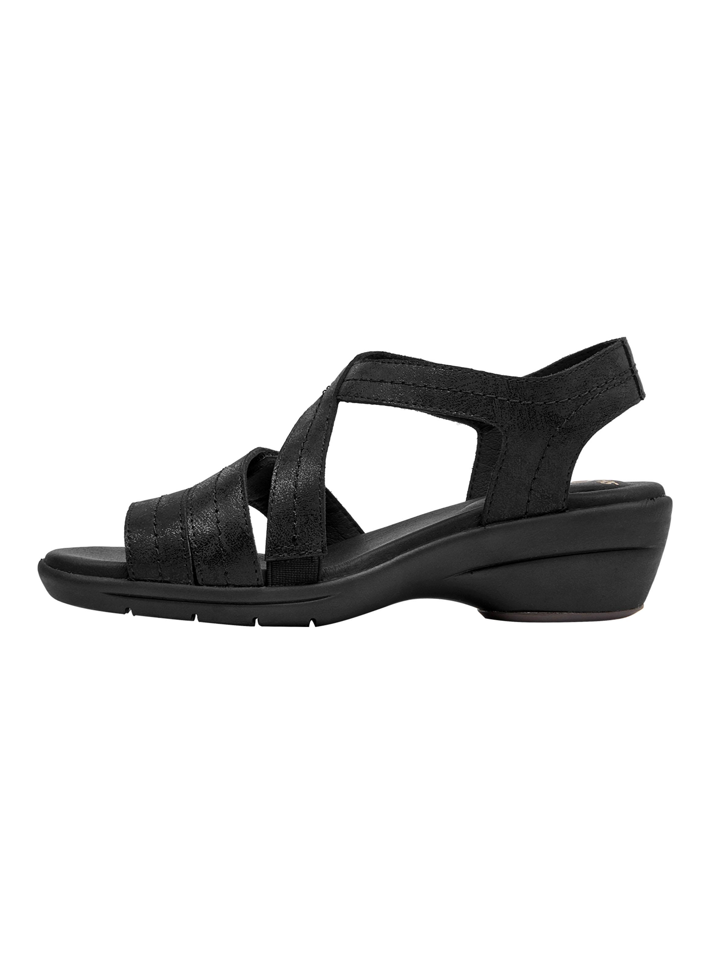 Sandalia Velcro en Correas Cuero Mujer-2