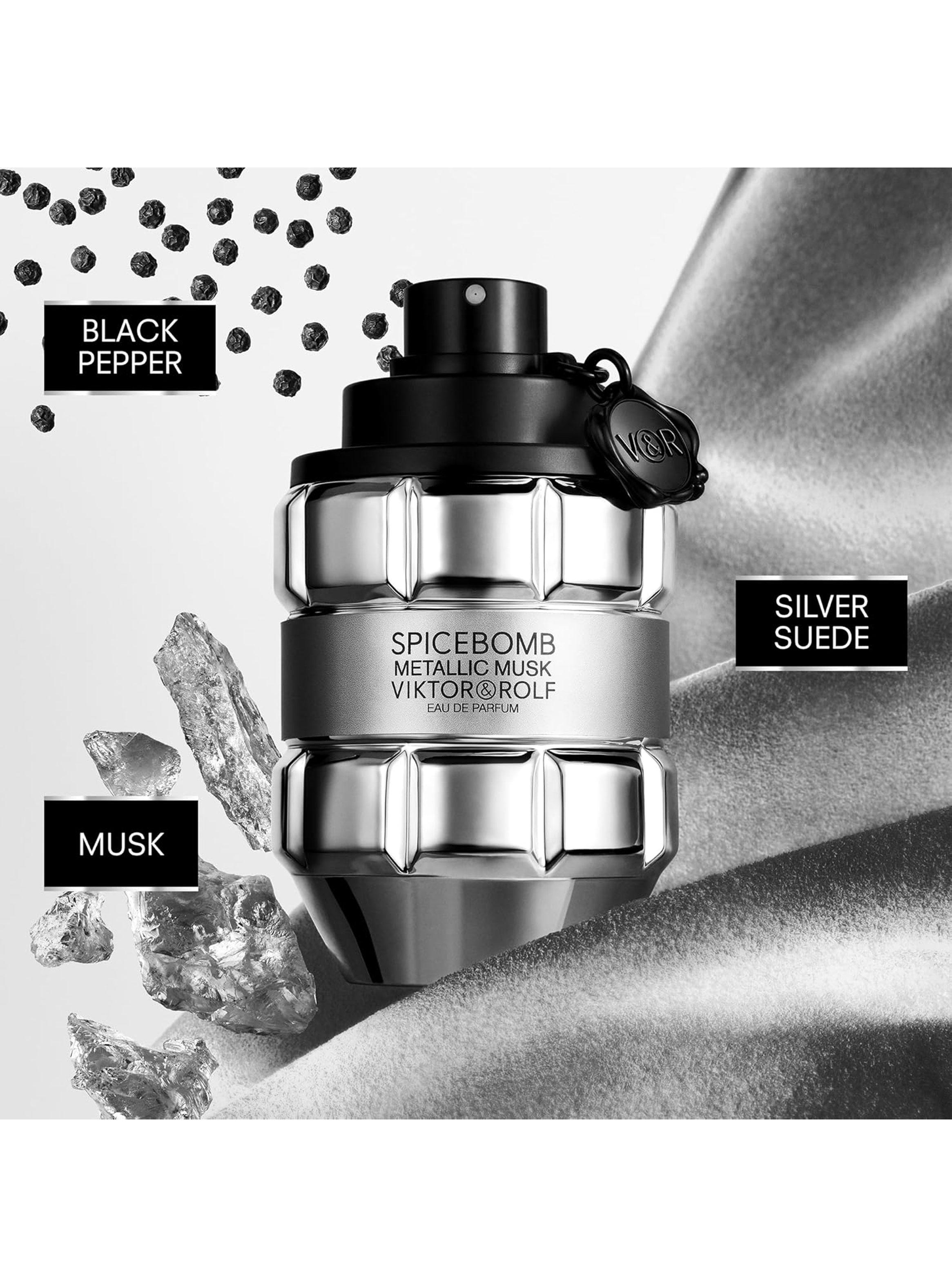Perfume Spicebomb Metallic Musk EDP Hombre 90 ml-3