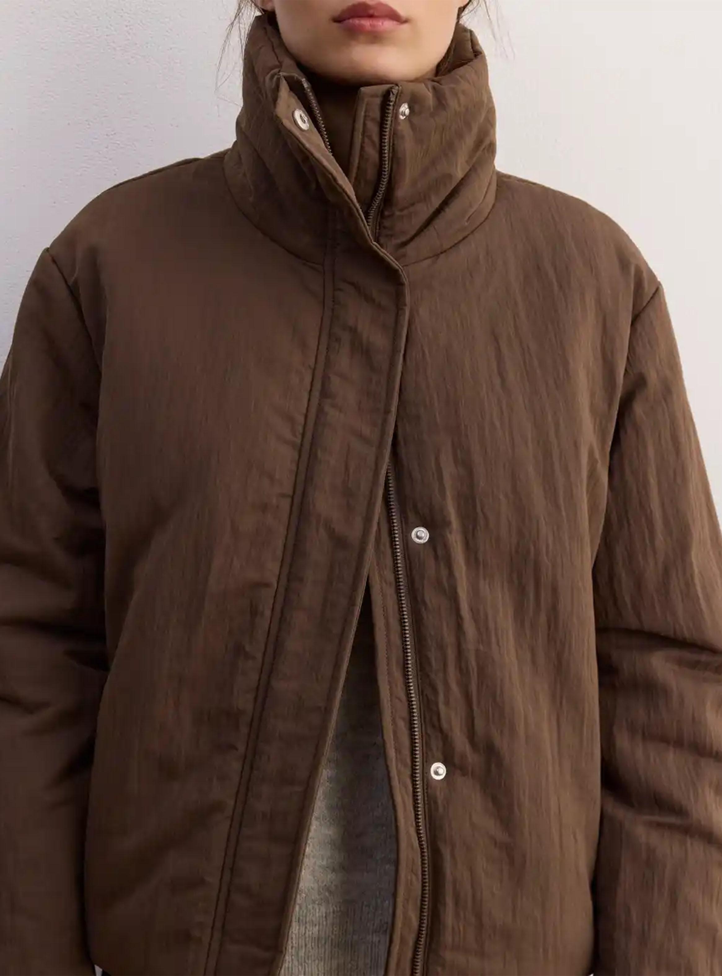 Chaqueta Puffer Ingrid Café Talla S-3