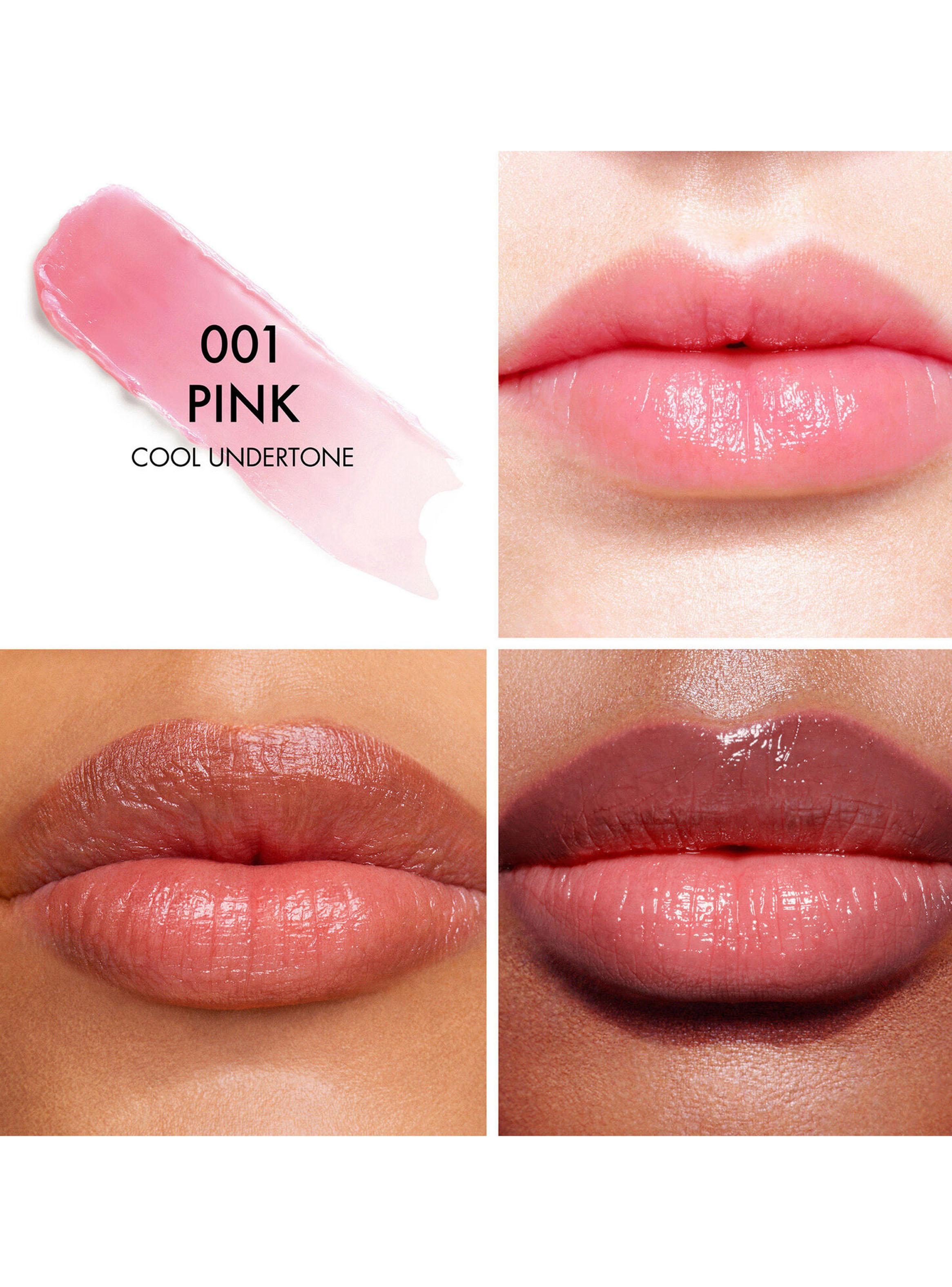 Dúo Dior Addict Bálsamo Labial Hidratante y Aceite de Labios 001 Pink-5