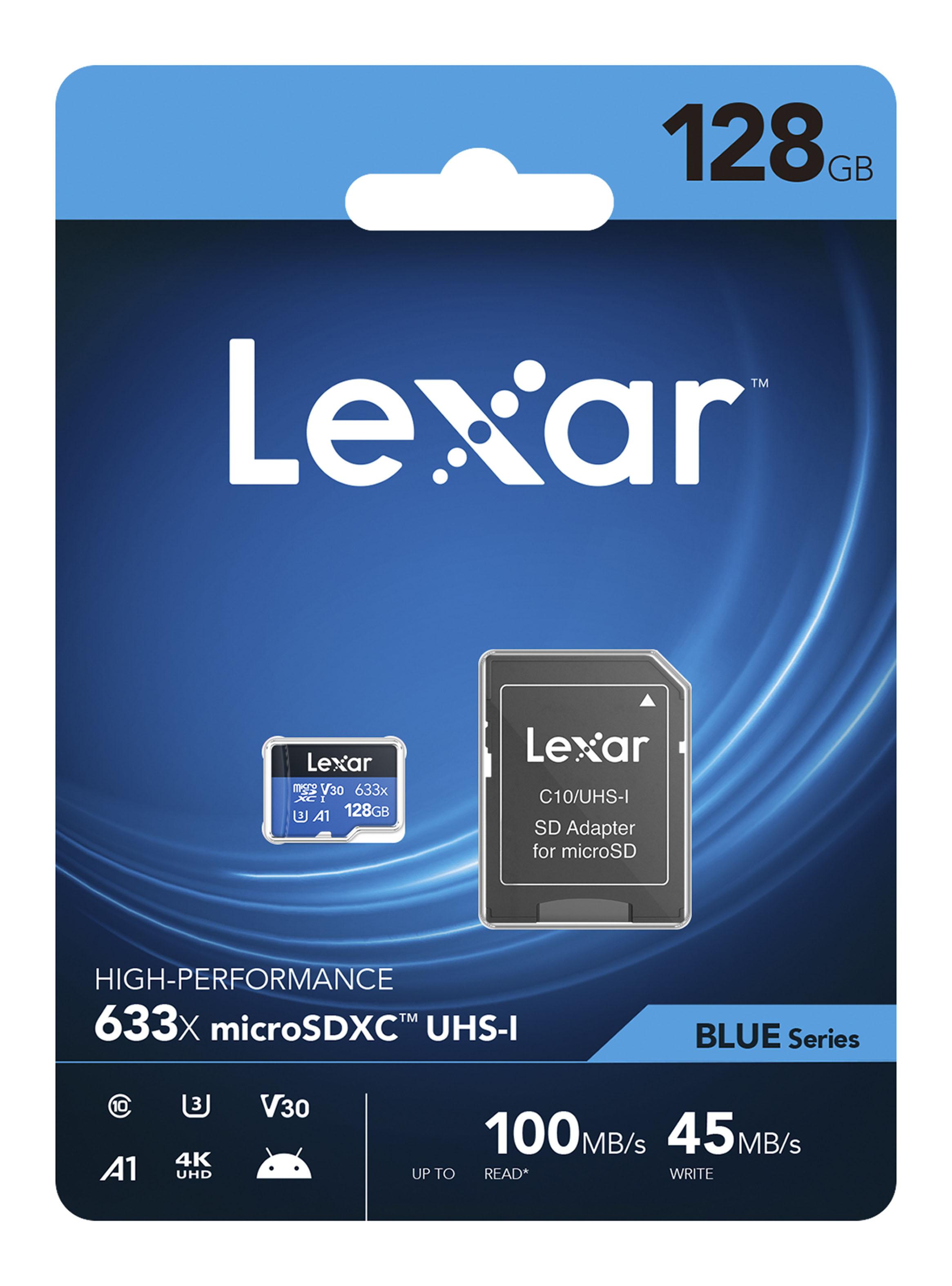 Tarjeta de Memoria MicroSDXC 128GB UHS-I V30 633X-0