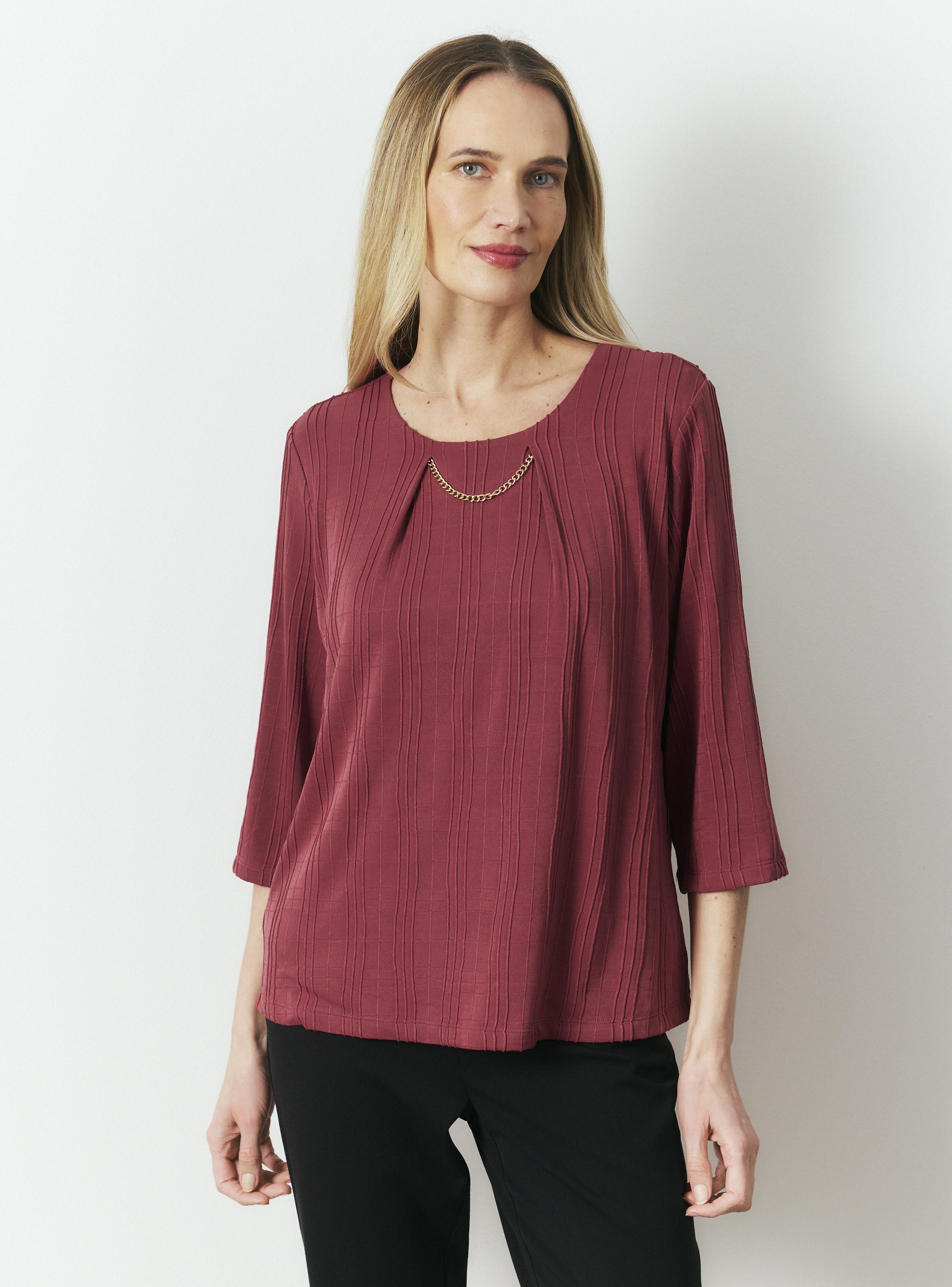 Polera Jacquard con Cadena-0