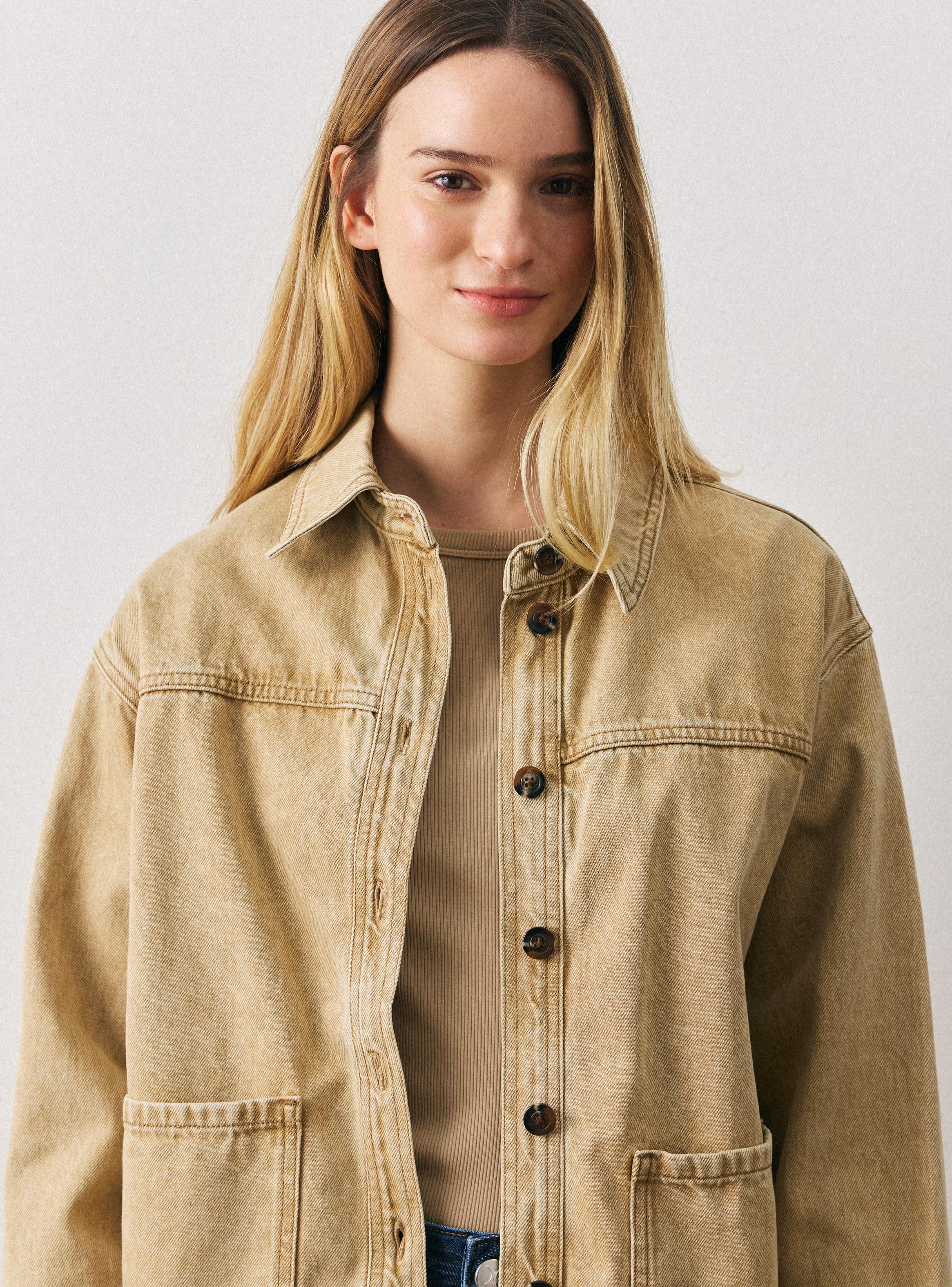 Chaqueta Denim con Botones de Carey-2