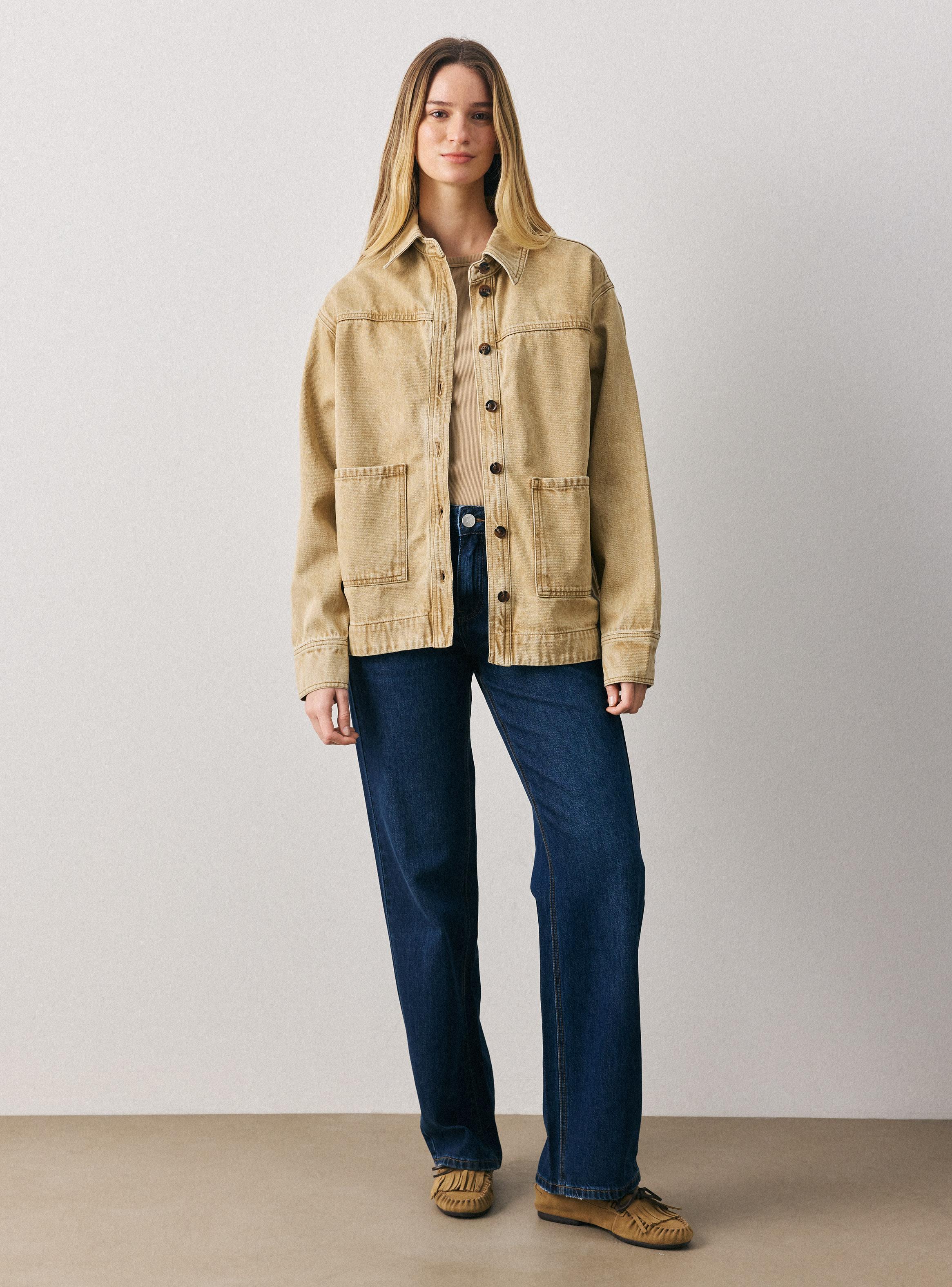 Chaqueta Denim con Botones de Carey-4