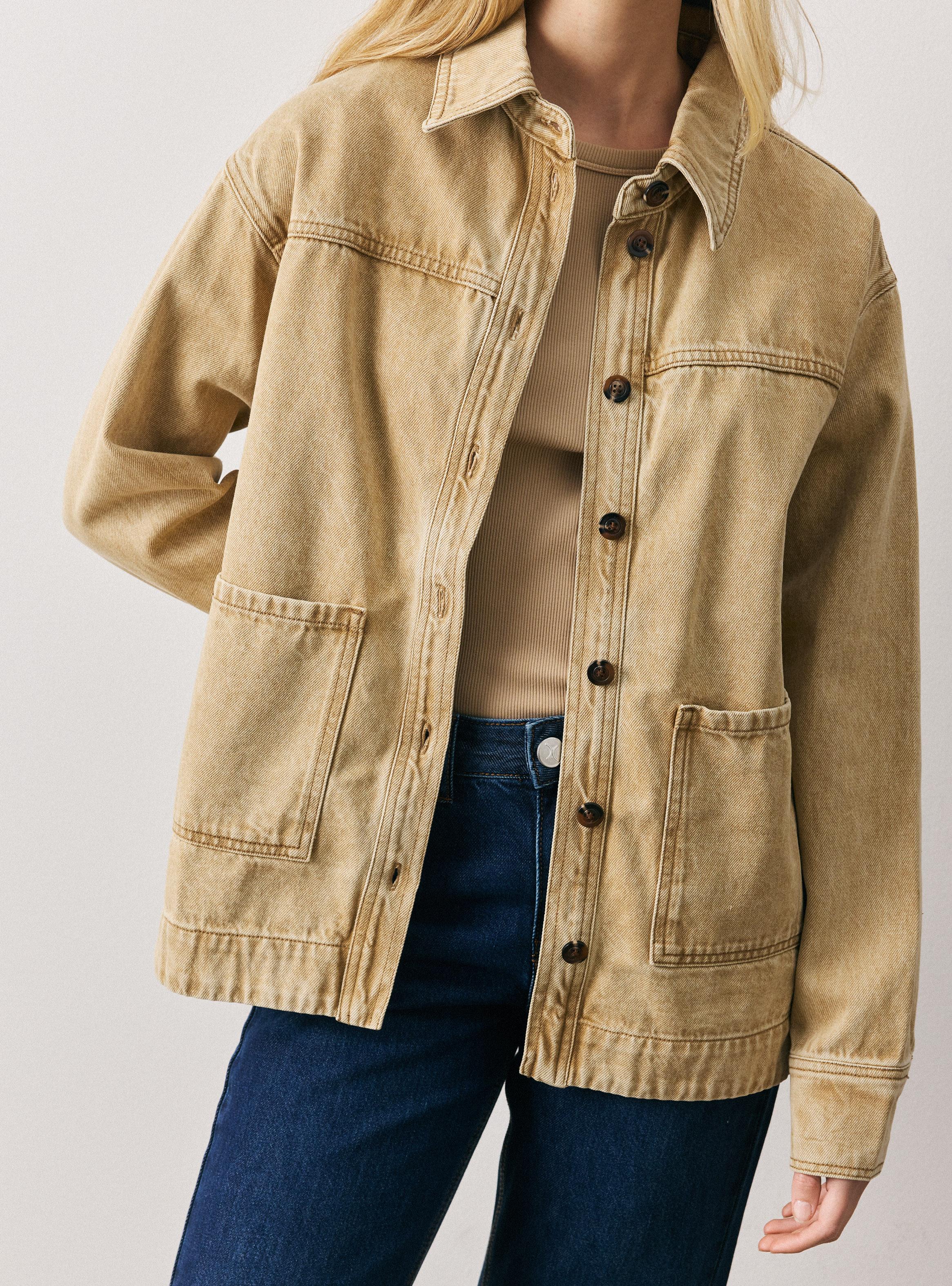 Chaqueta Denim con Botones de Carey-3