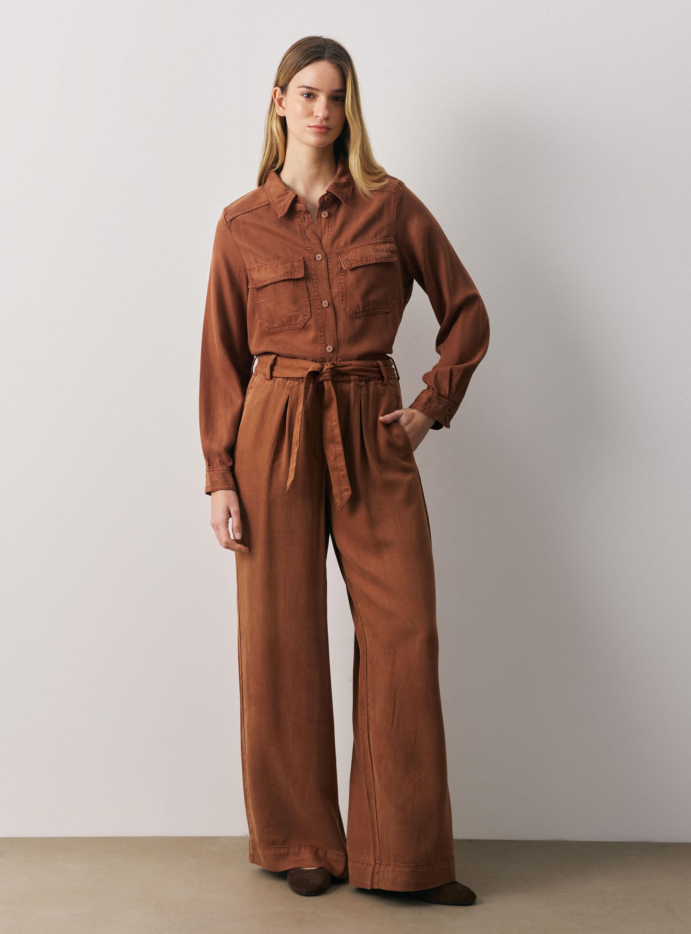 Pantalón Cintura Elasticada y Lazo-4