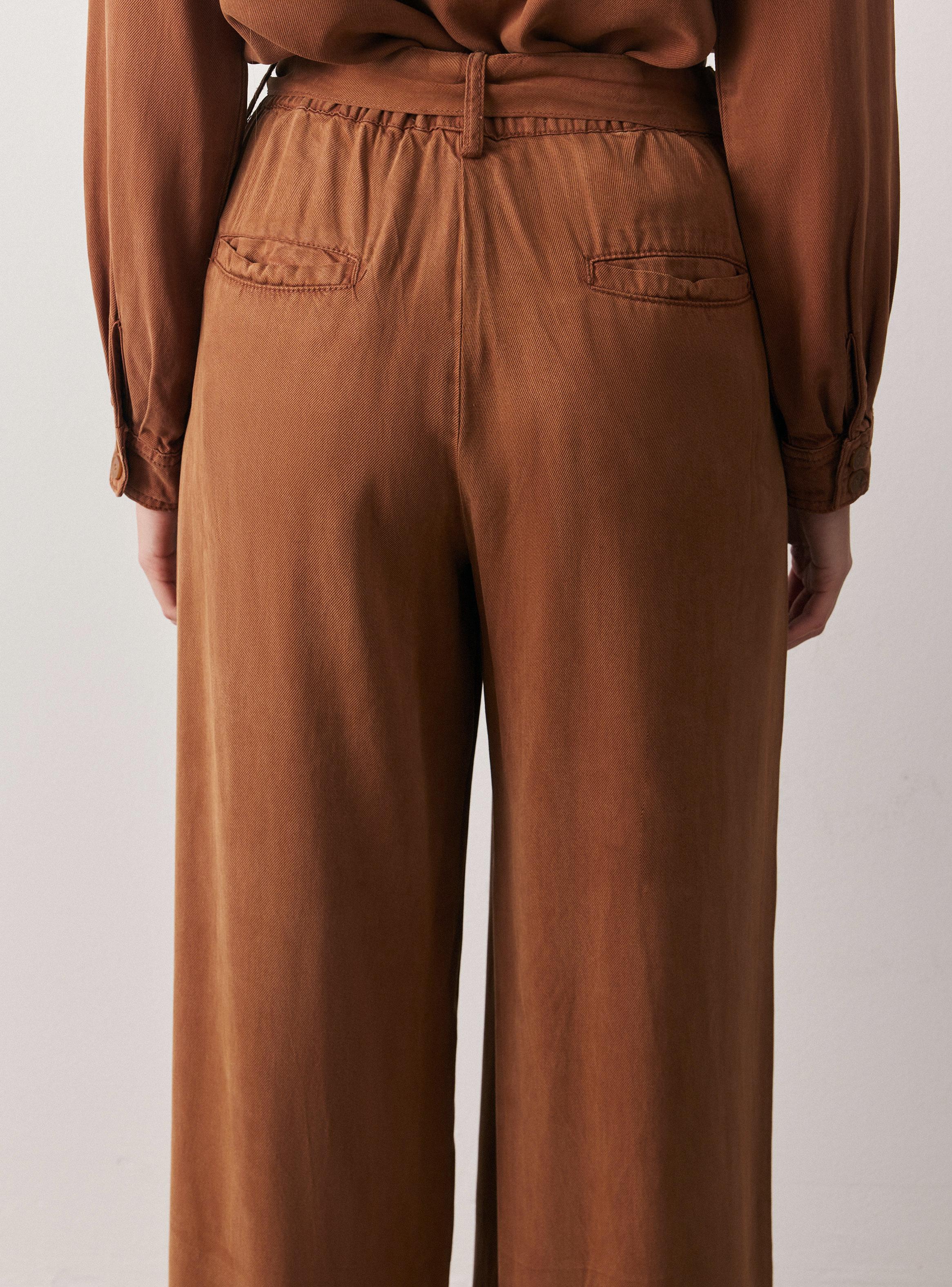 Pantalón Cintura Elasticada y Lazo-3