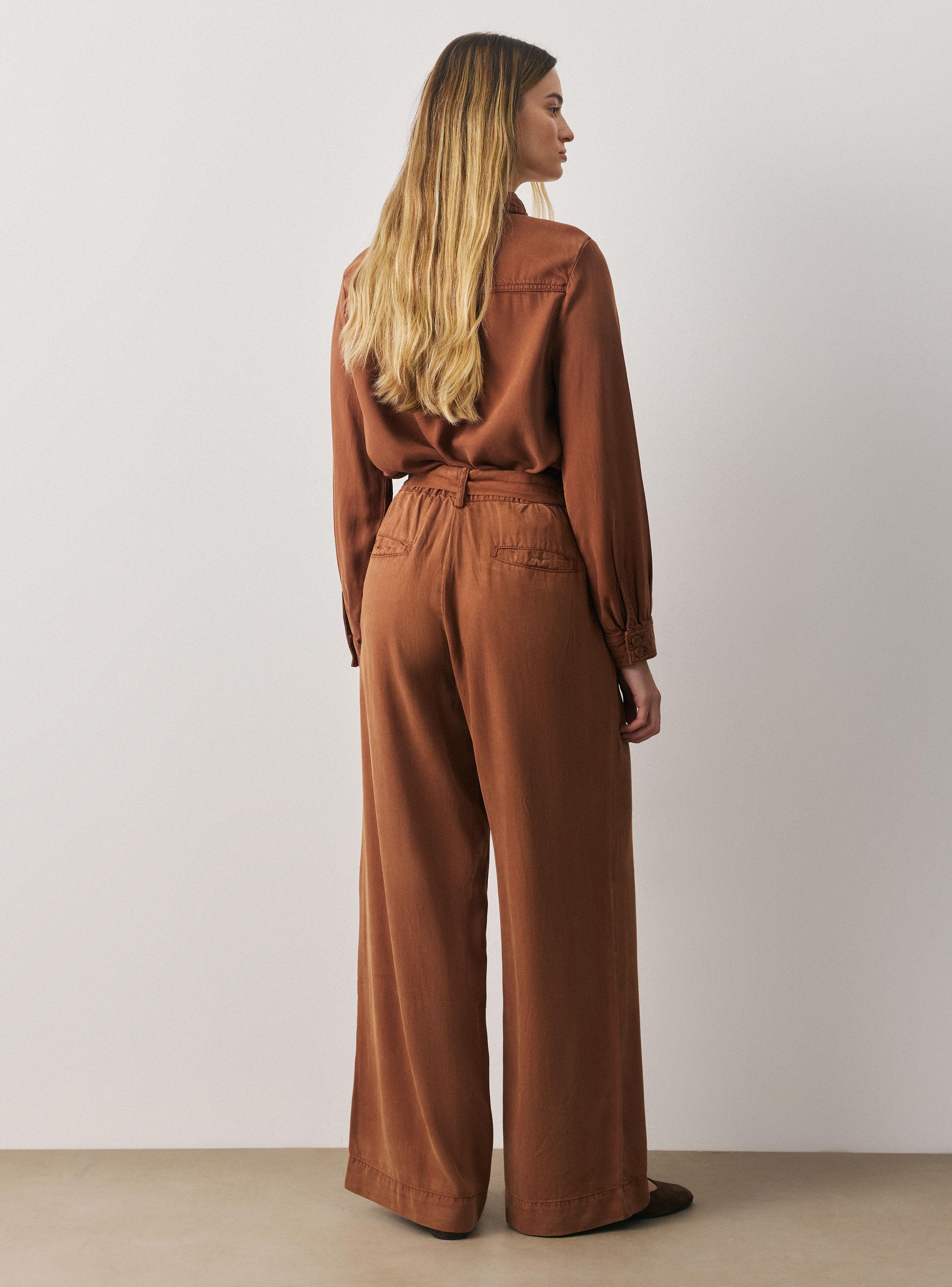 Pantalón Cintura Elasticada y Lazo-5