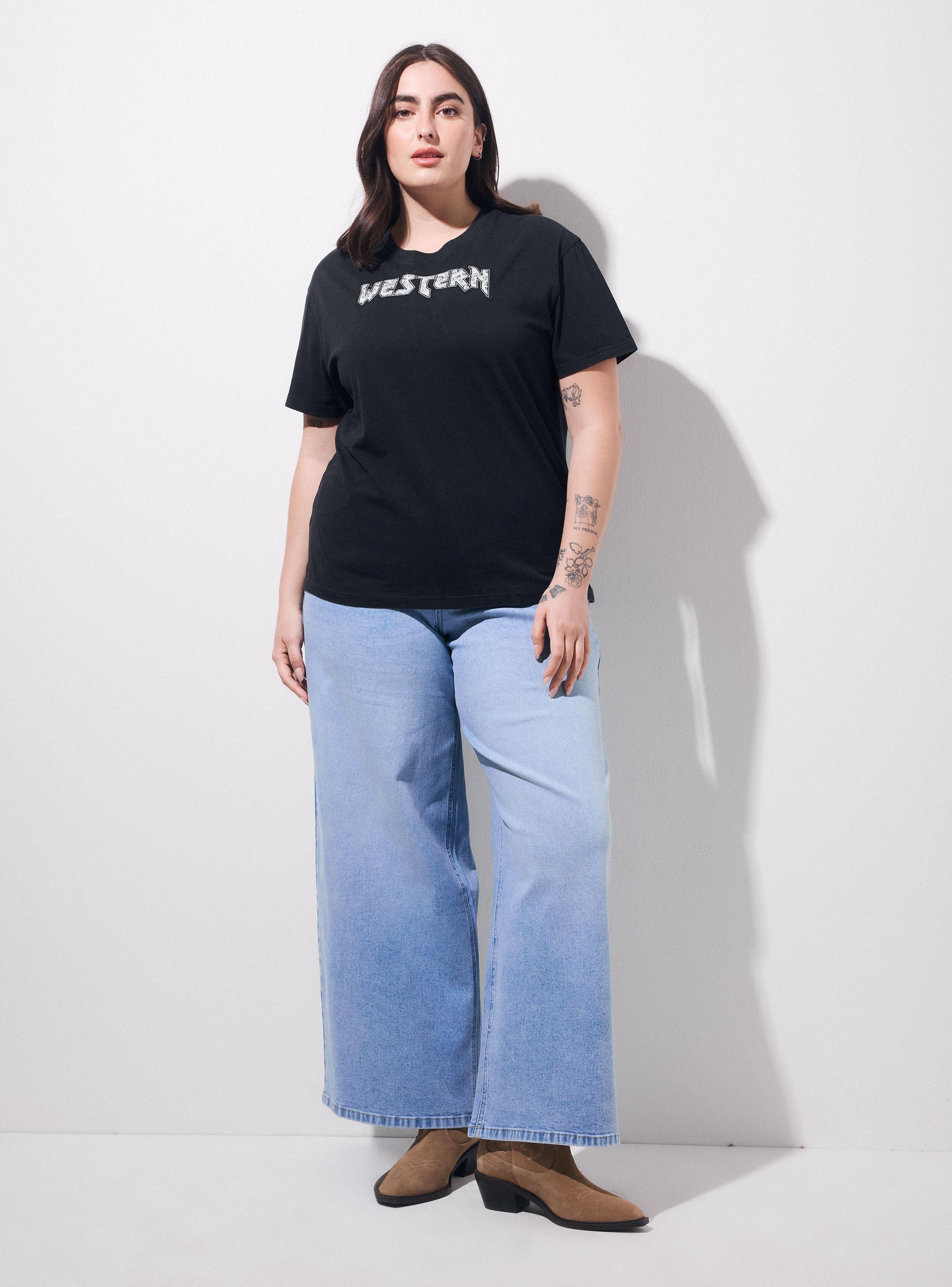 Polera Lavada Estampado y Strass-4