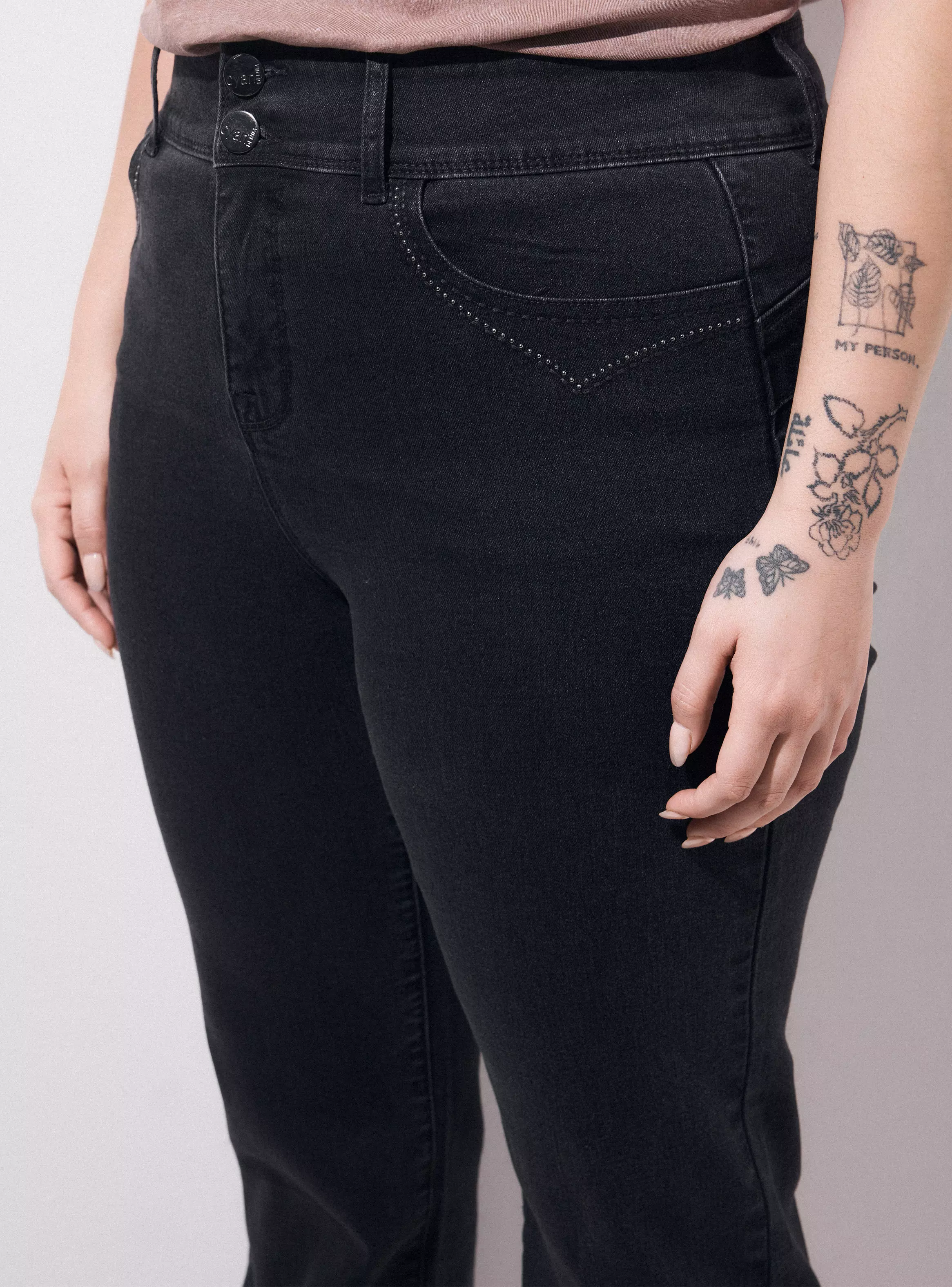 Jeans Pushup Flare-2