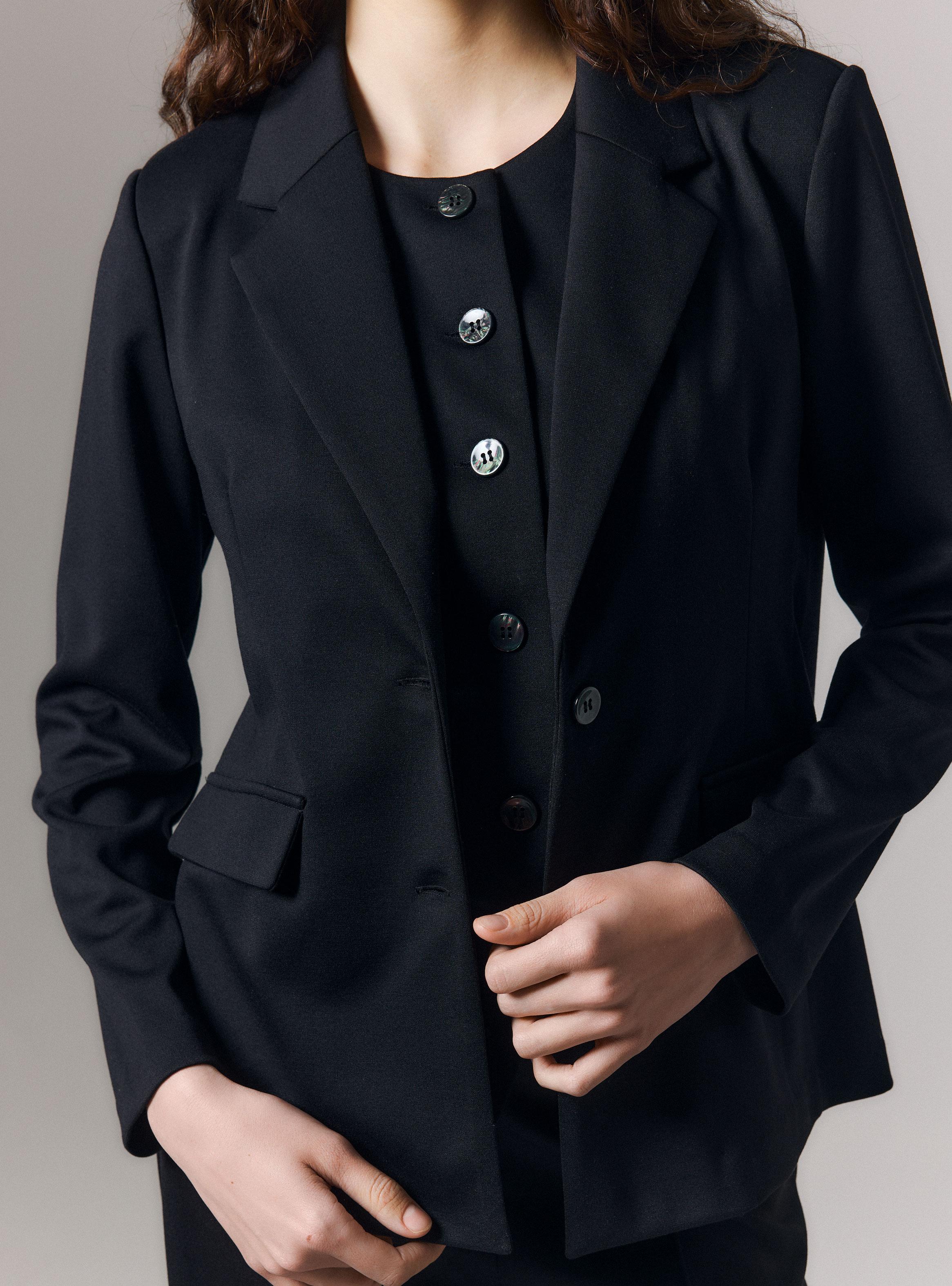 Blazer con Botones y Manga Larga-3
