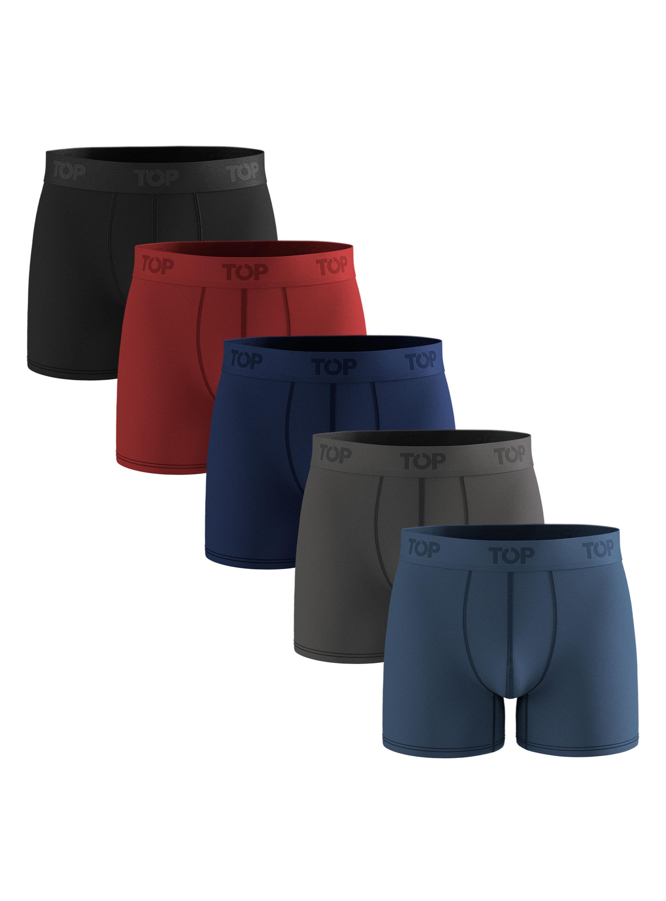Bóxer Unicolor 5 Piezas-0