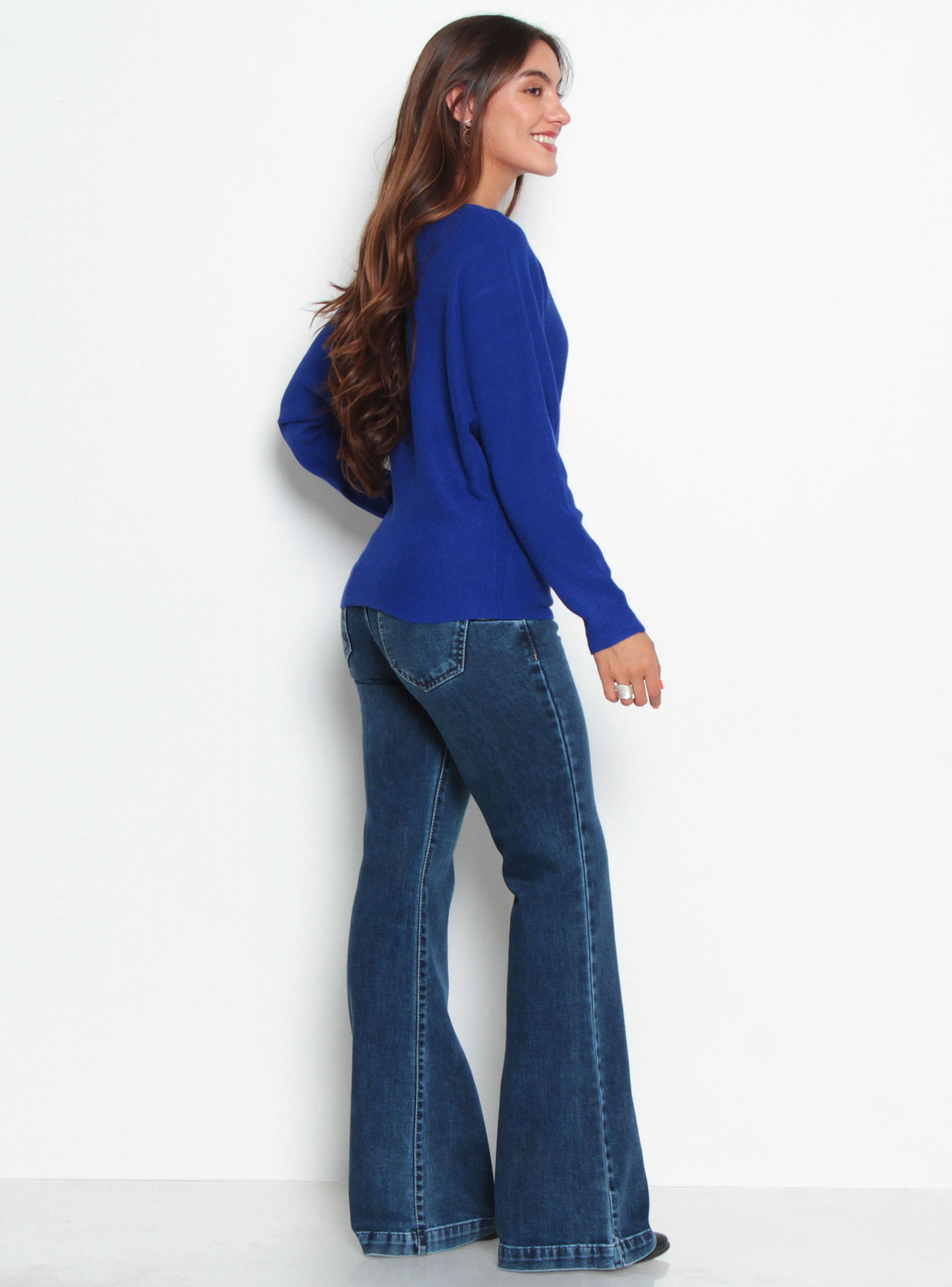 Sweater Manga Larga Escote Redondo Cv-4