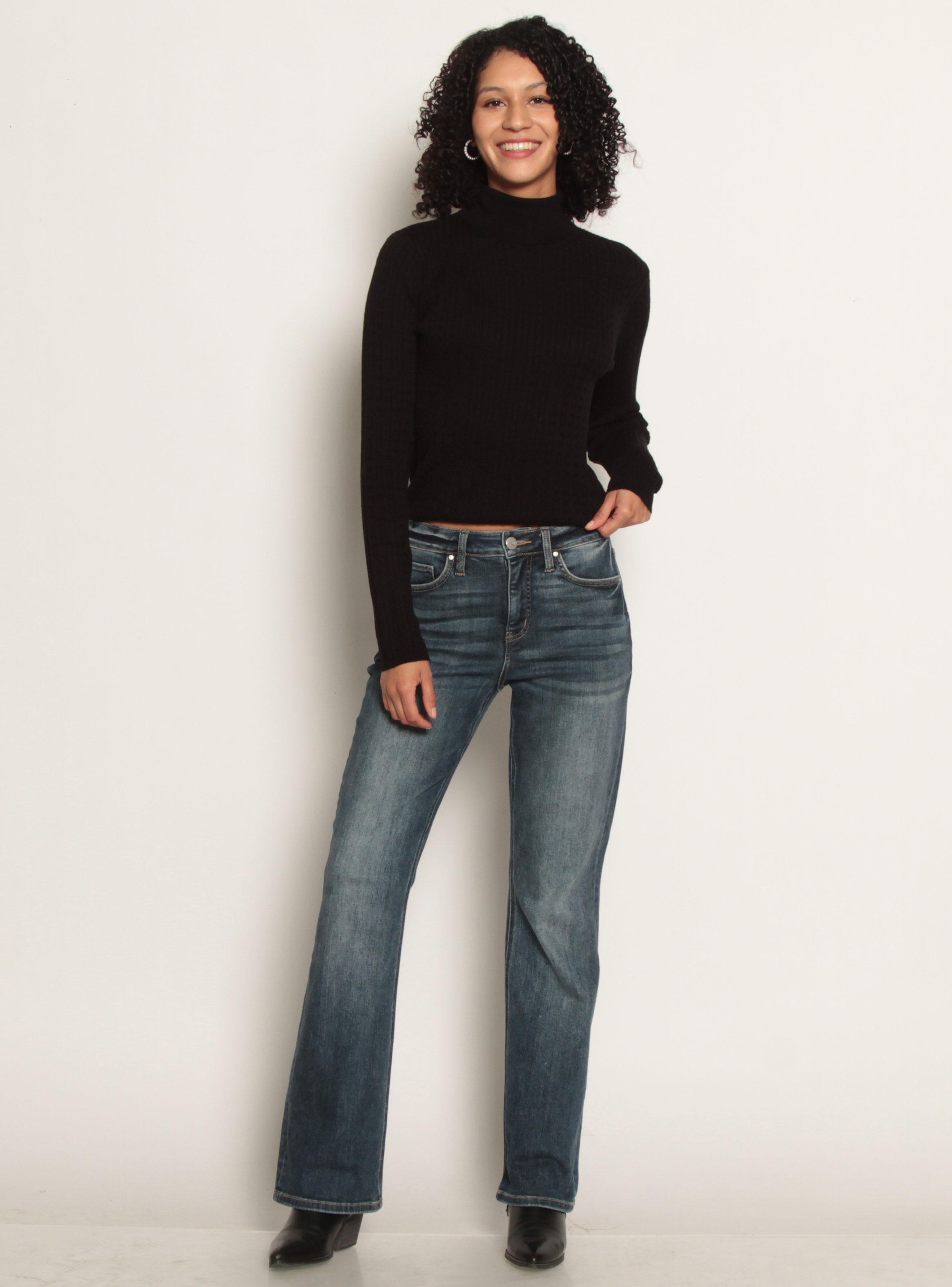 Sweater Trenzado de Cuello Alto Gs-3