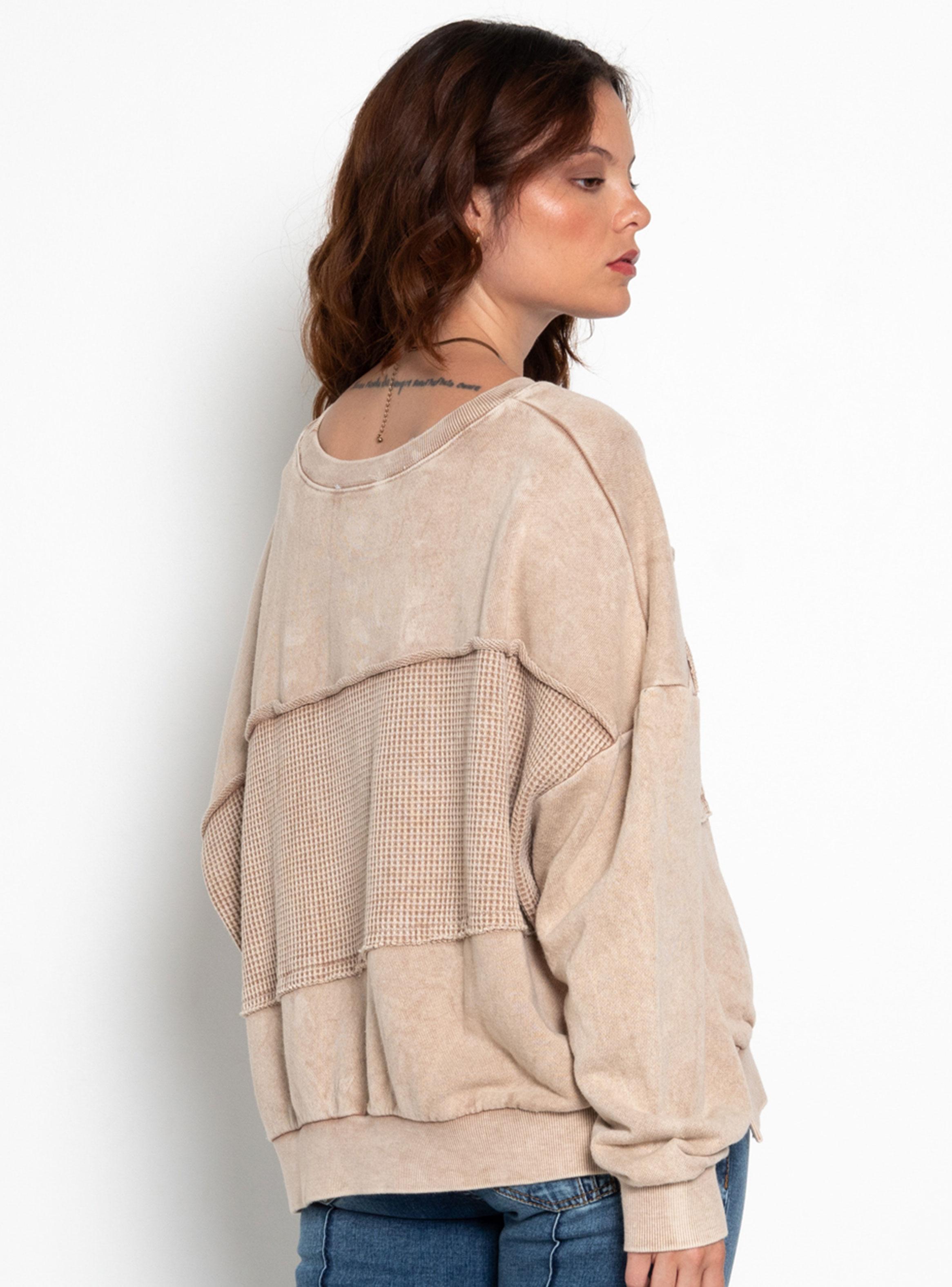 Sweater Acid Wash con Textura-1