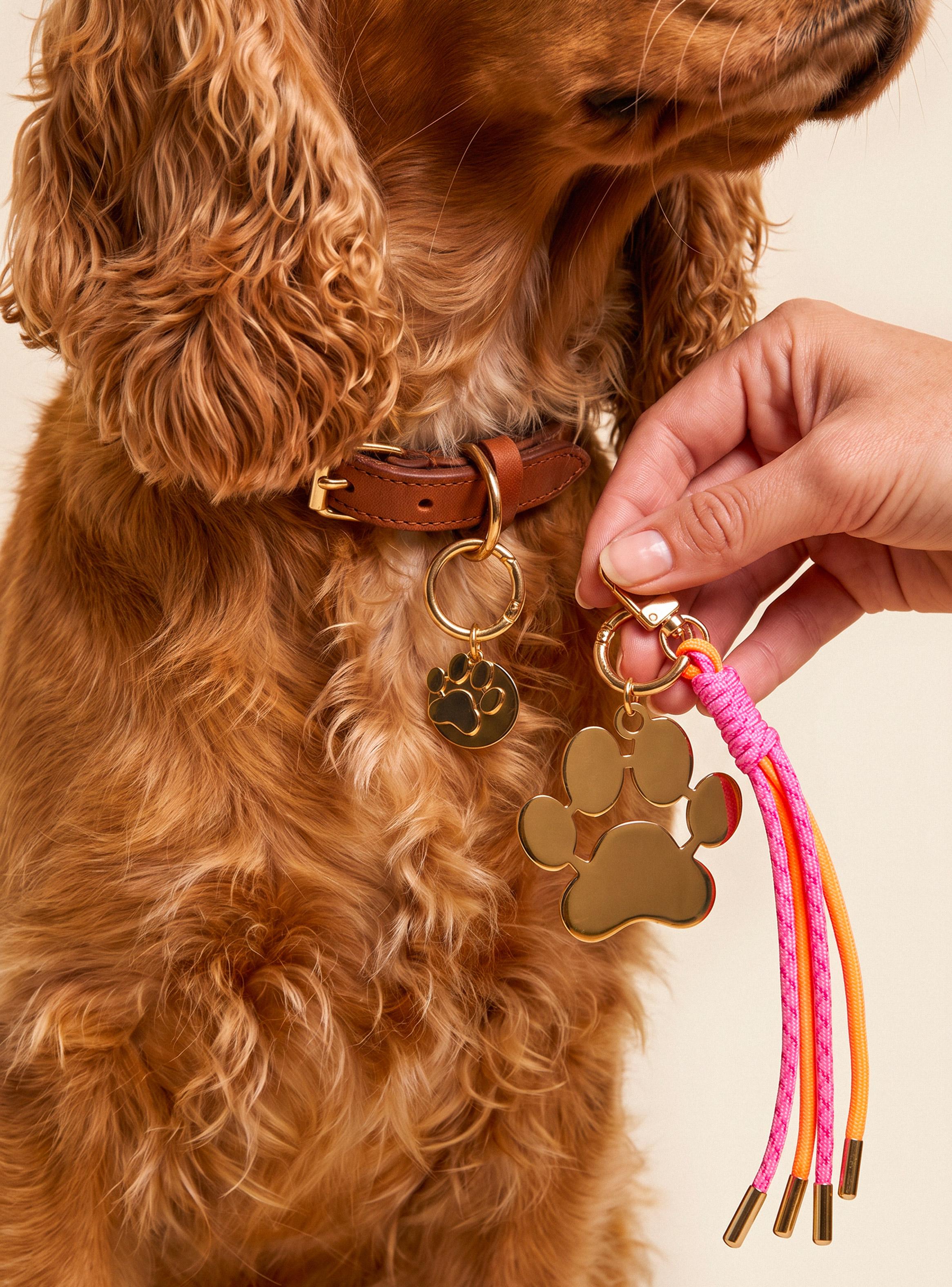 Set Llavero Dueño y Placa para Mascota Pets Collection-0