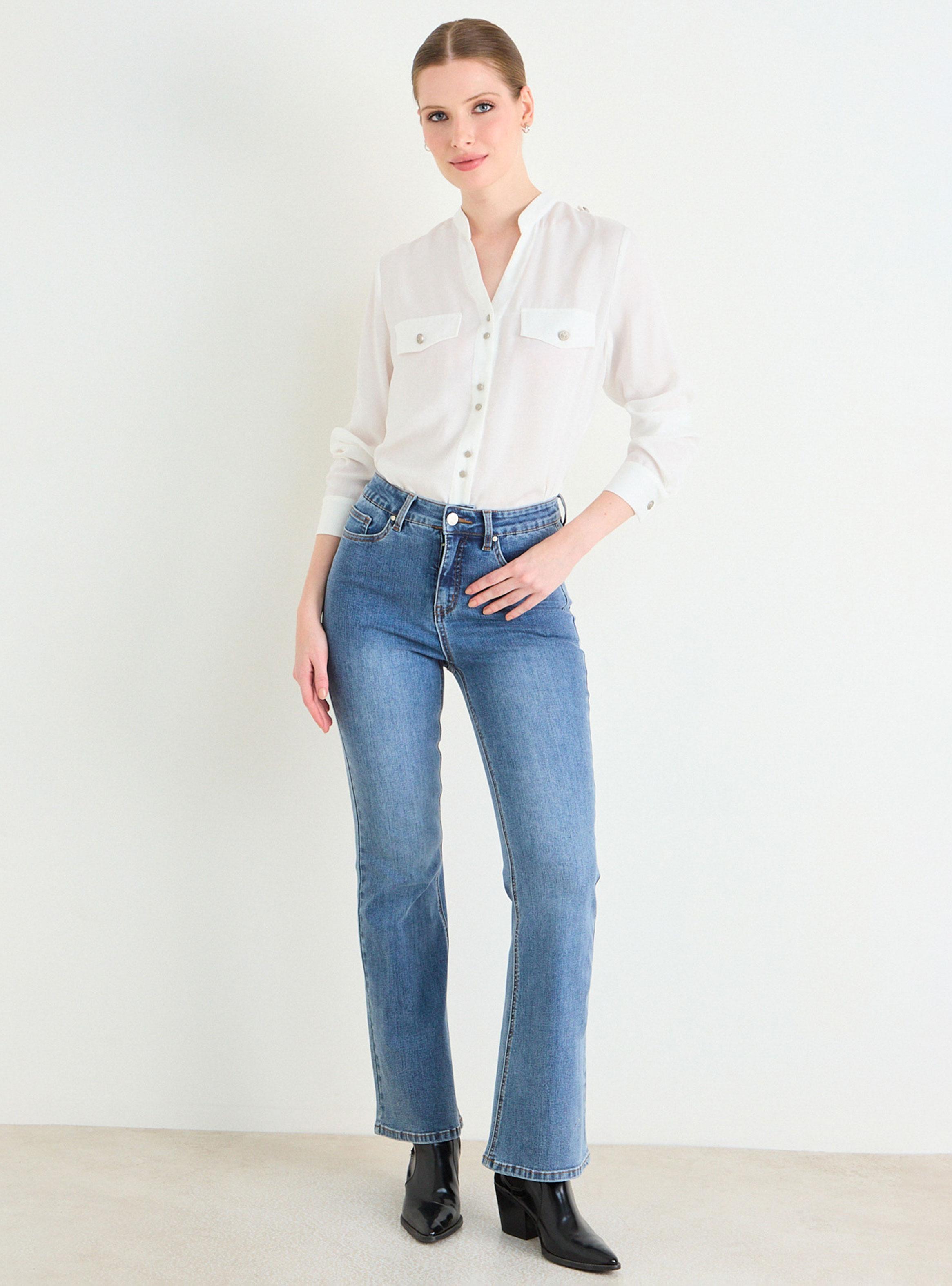 Jean Liso Regular Fit con Cierre-4