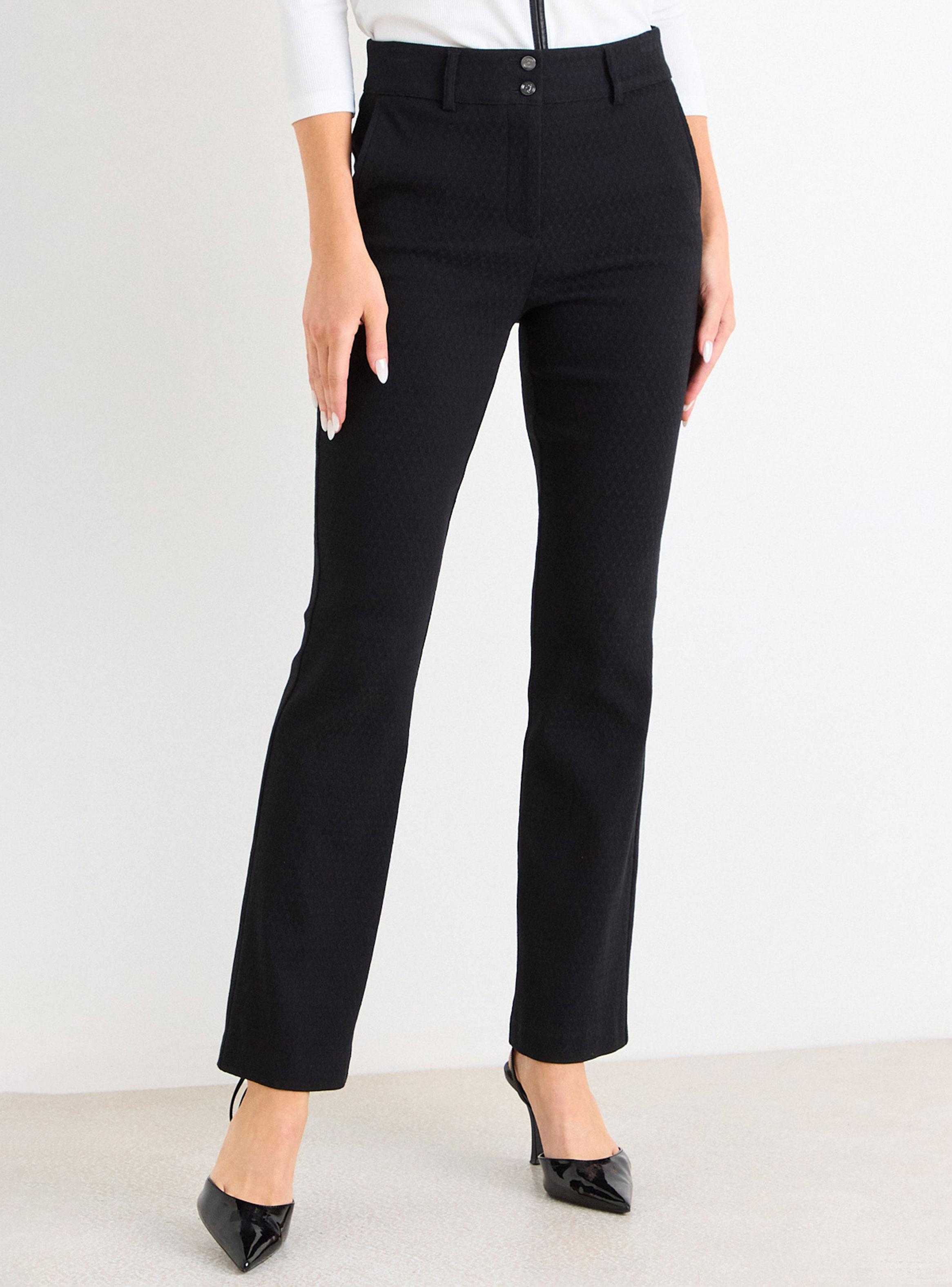 Pantalón Recto Regular Fit Medio-0