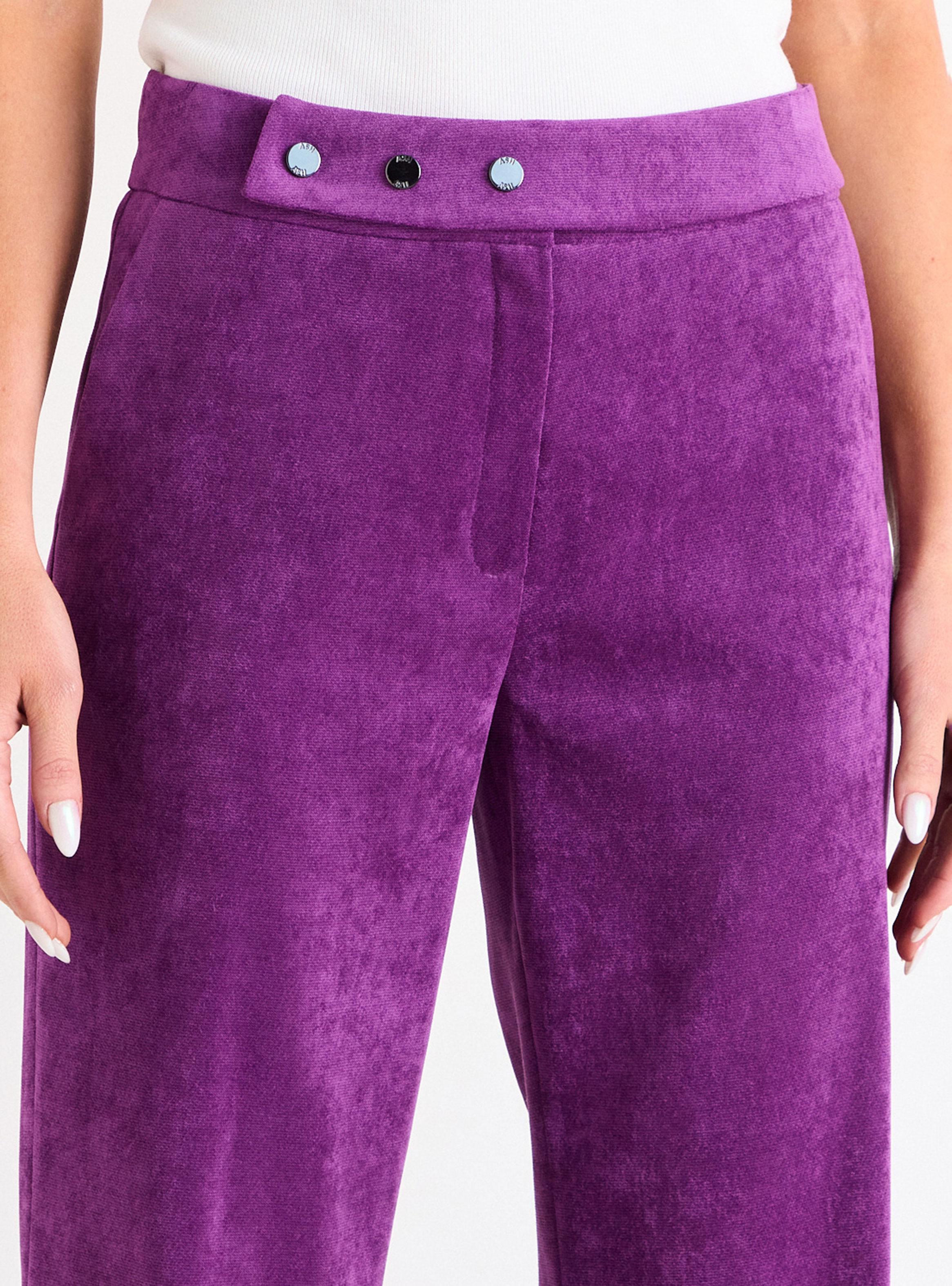 Pantalón de Pana Recto Regular Cierre-3