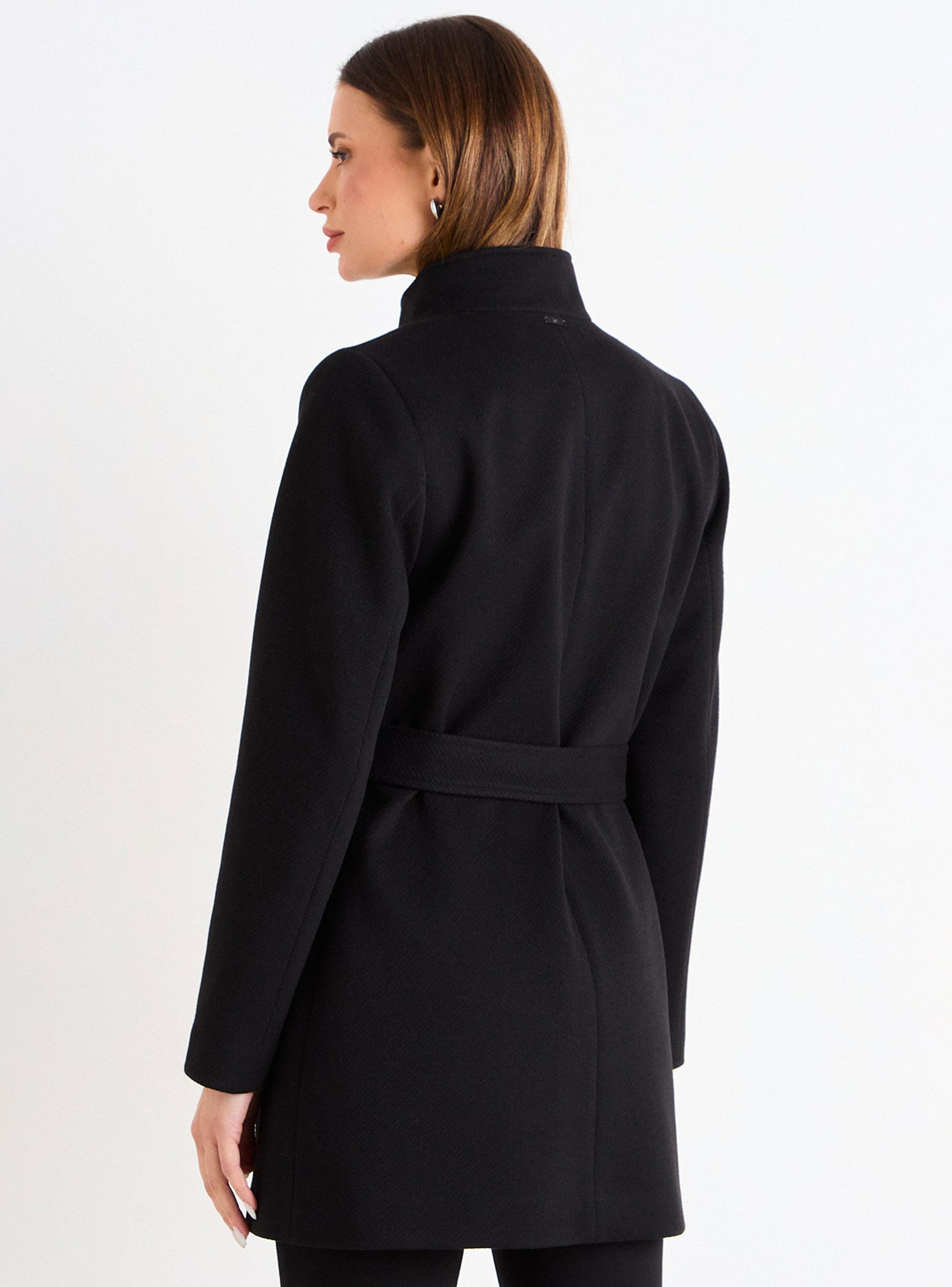 Abrigo Chaquetón Liso Color Básico-1