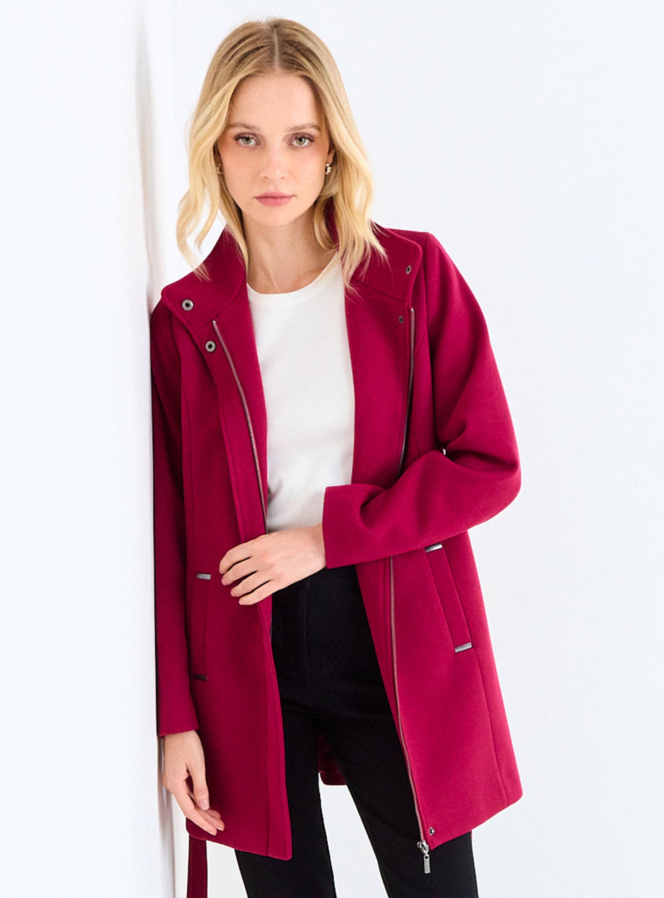 Abrigo Chaquetón Liso Color-0