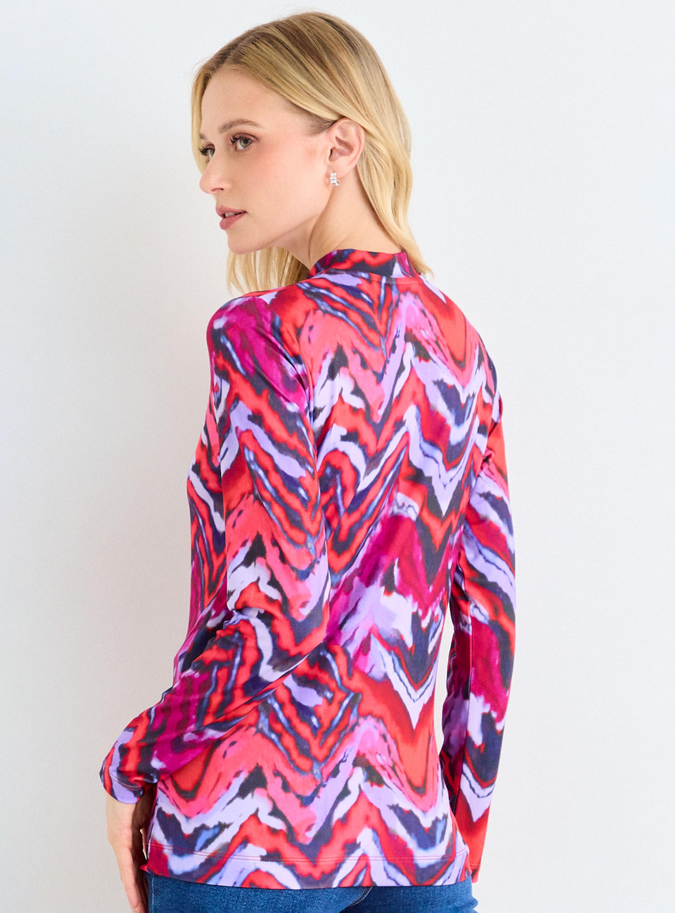 Polera Fantasía Full Color de Cuello Alto-1