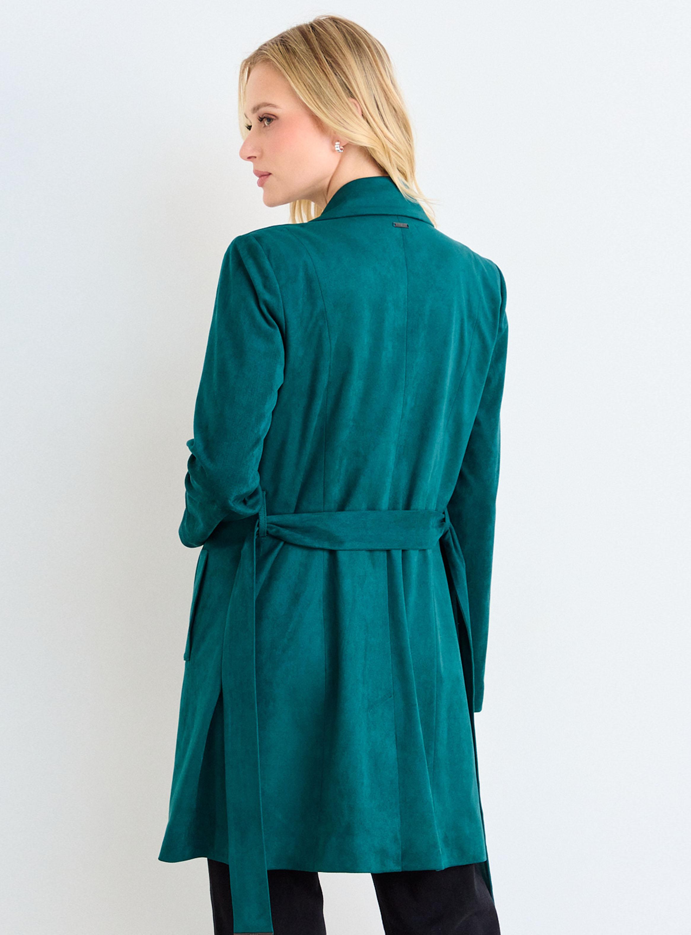 Trench Liso Cuello y Cierre-1