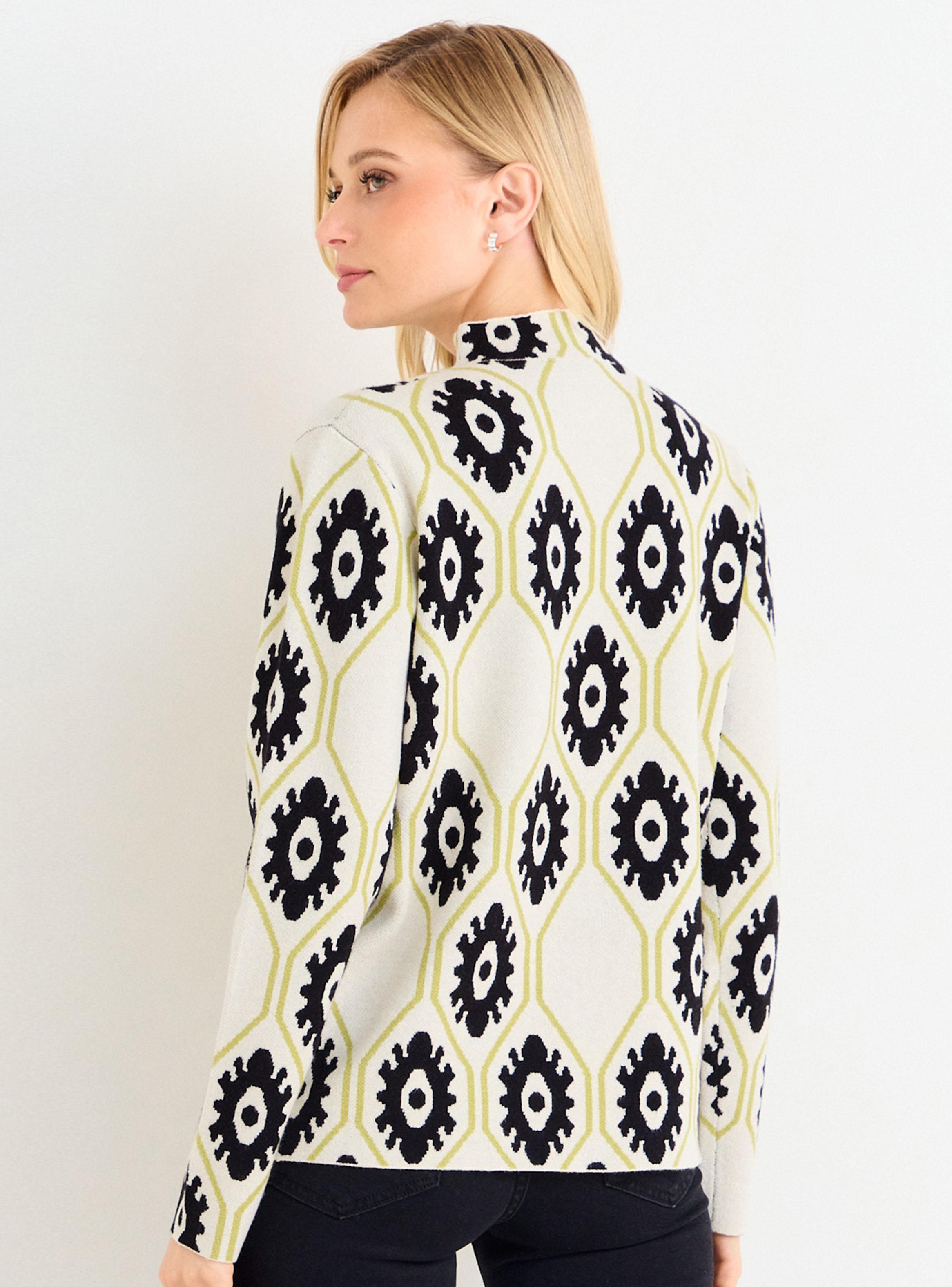 Sweater Jacquard Print Regular-1