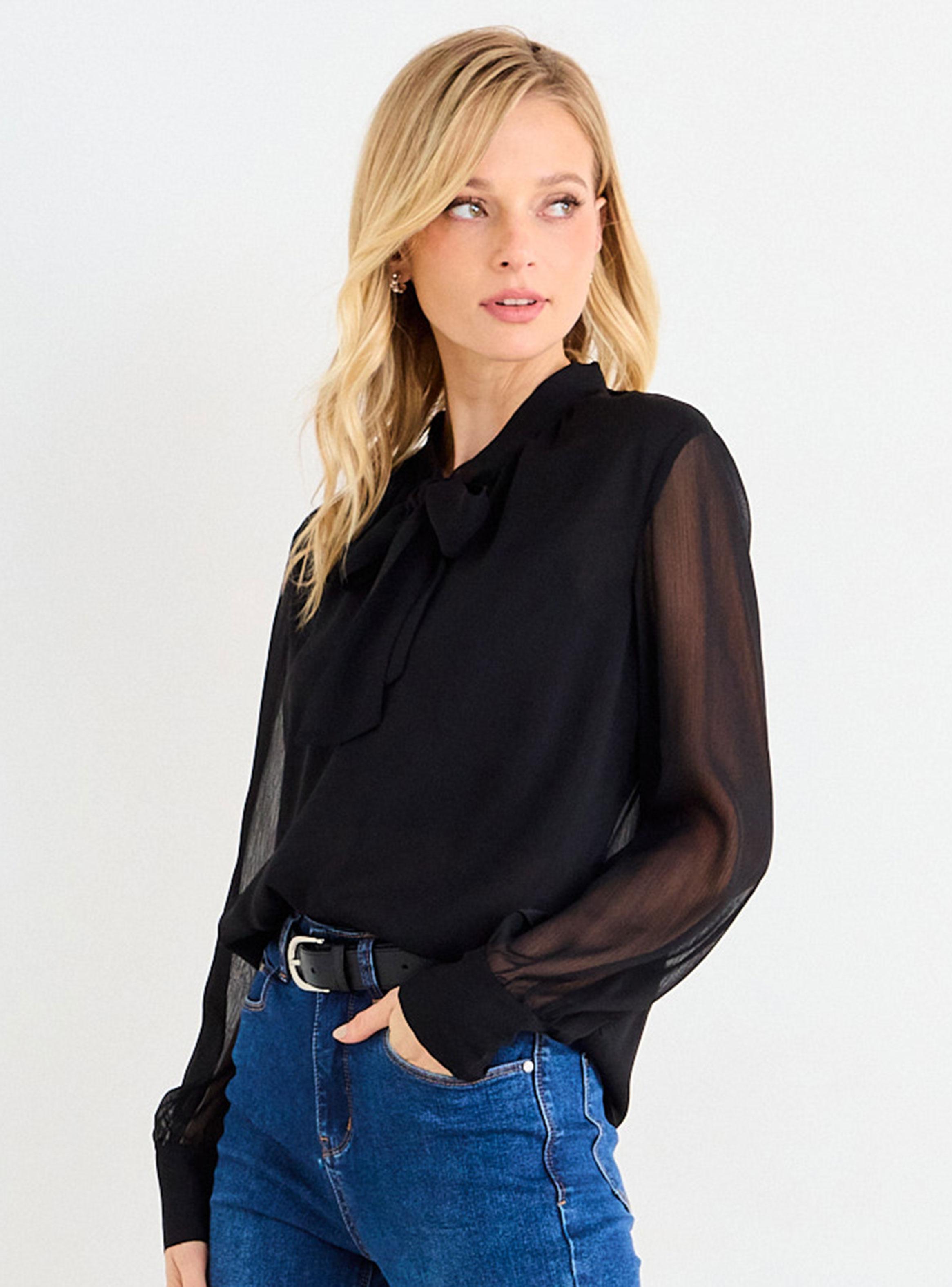Blusa Lisa con Transparencias-2