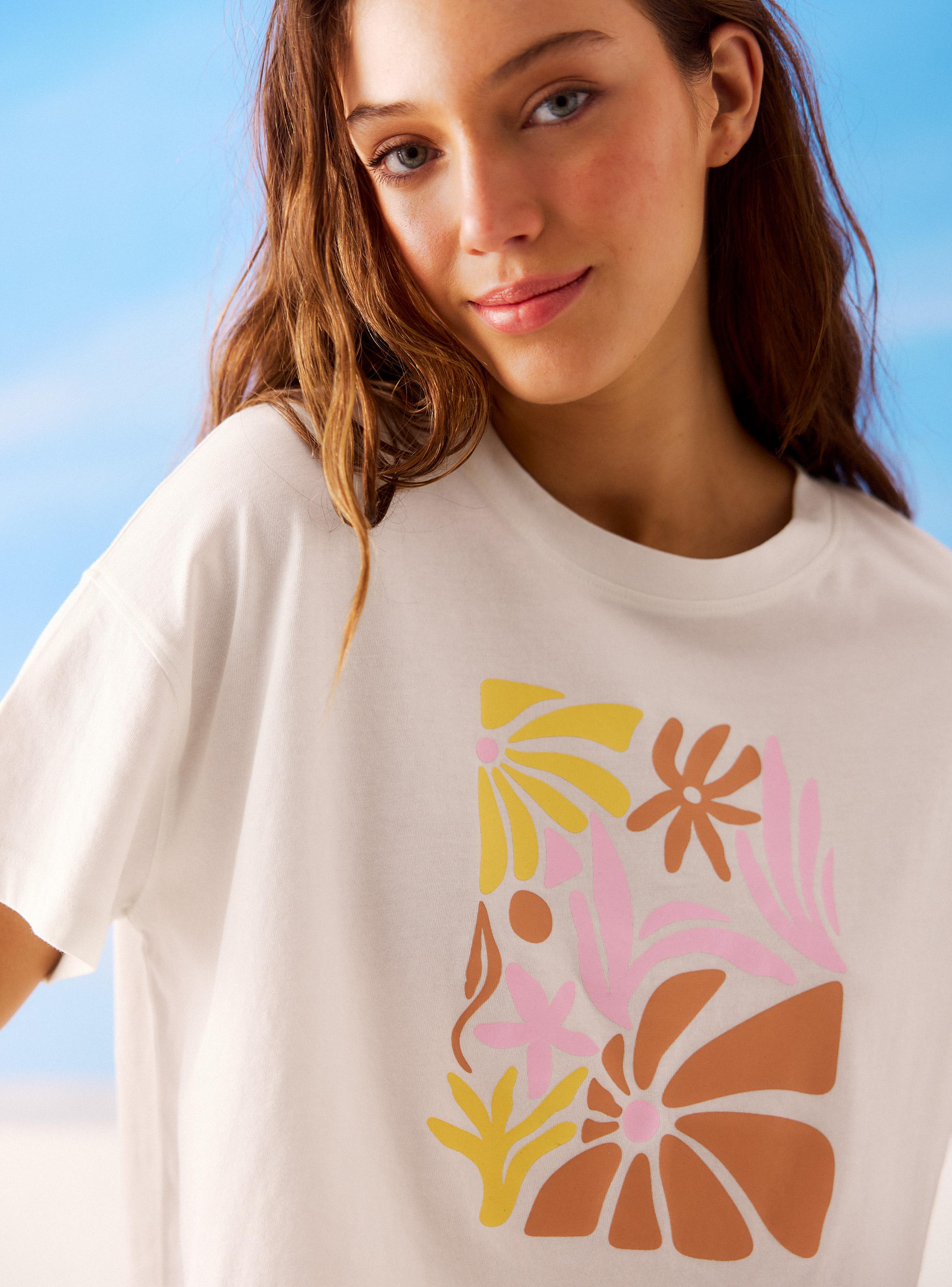 Polera Estampado Flor-2
