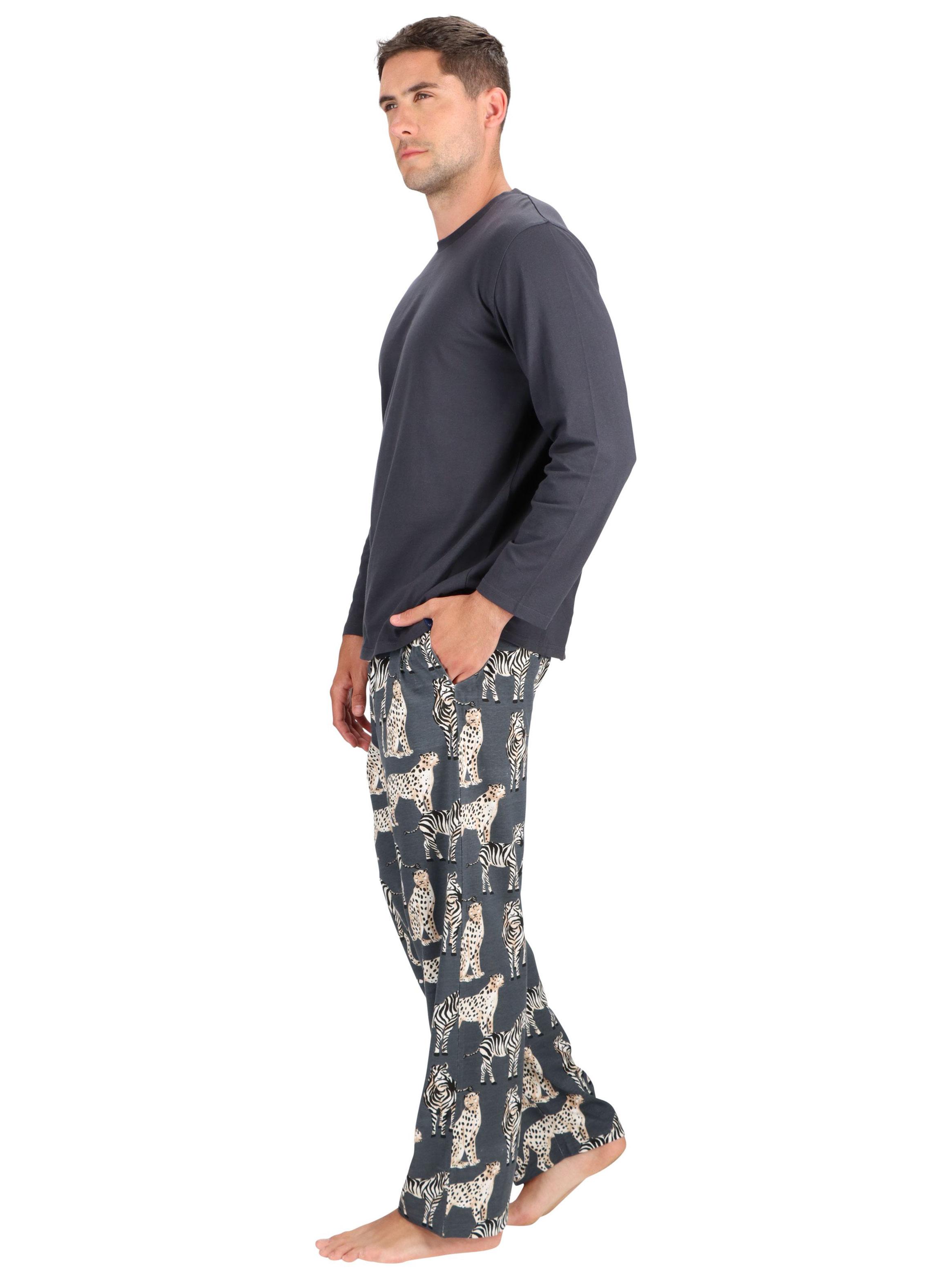 Pijama Largo Algodón Print Animals-2