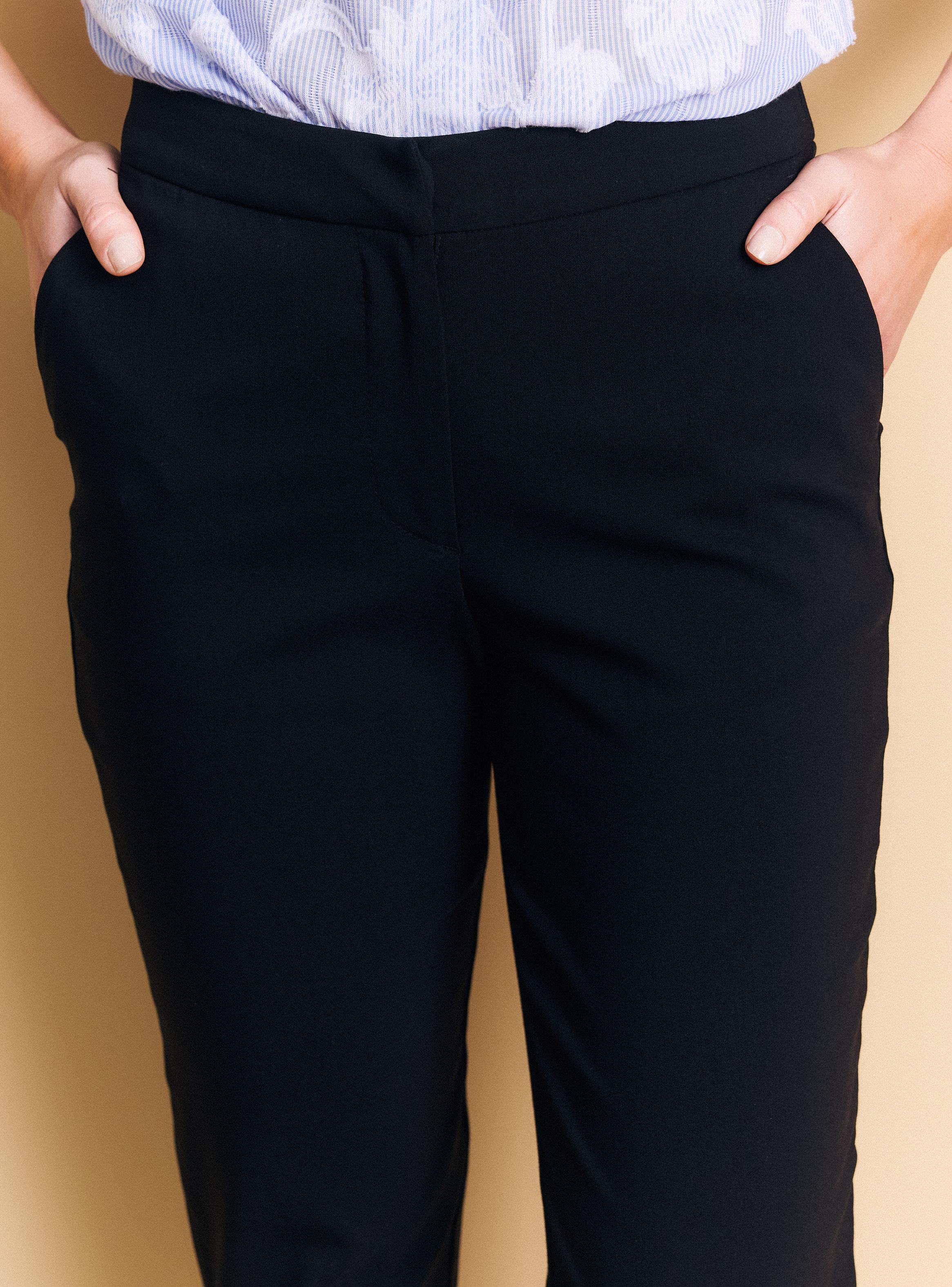 Pantalón Satrero Straight Fit Tiro Medio Elasticado-2