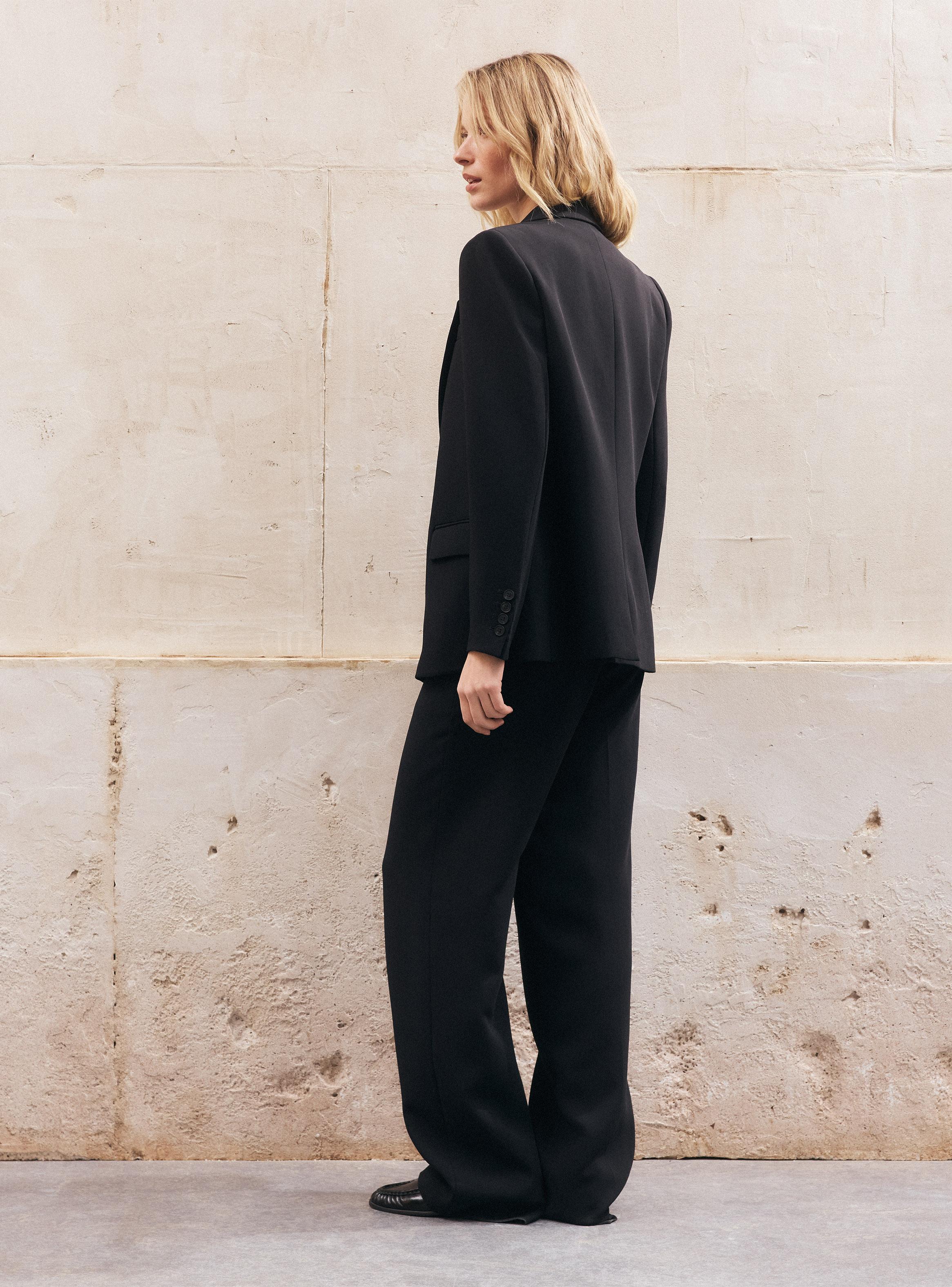 Blazer Cruzado Botón-5