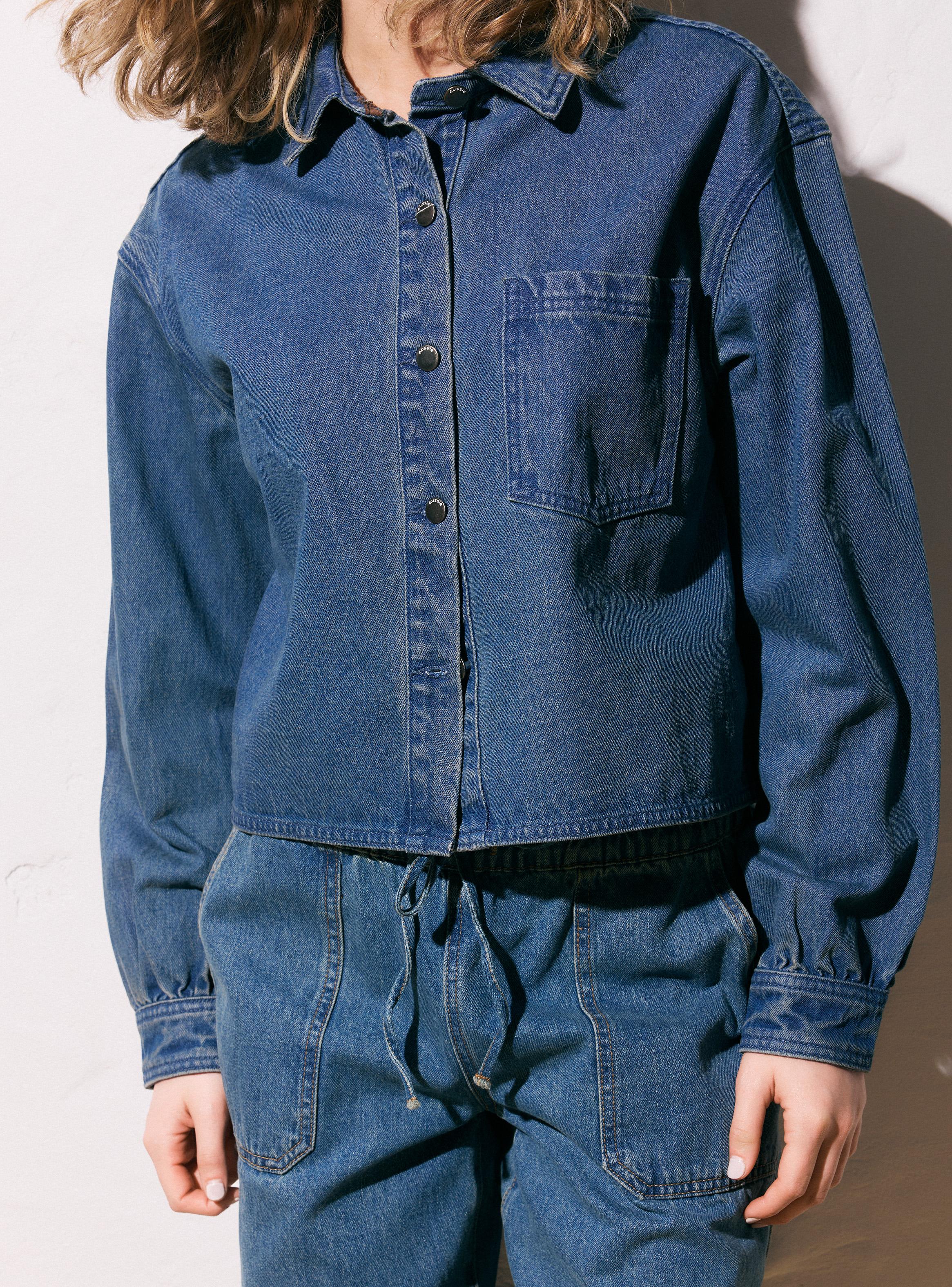 Chaqueta Sobrecamisa Denim Holgado-3