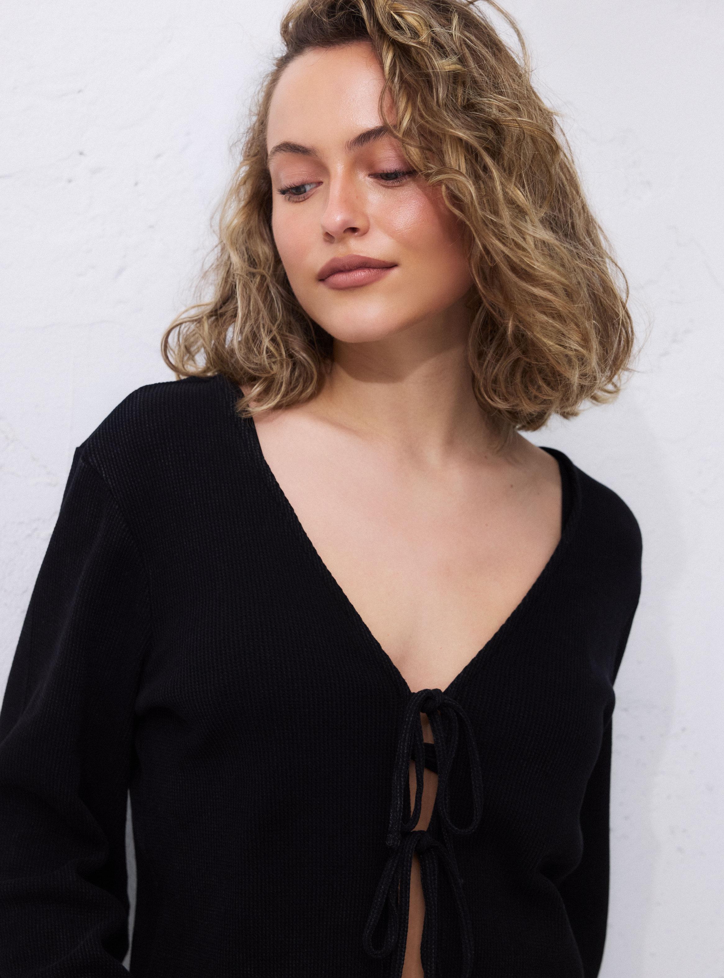 Polera Calidad Waffle-2