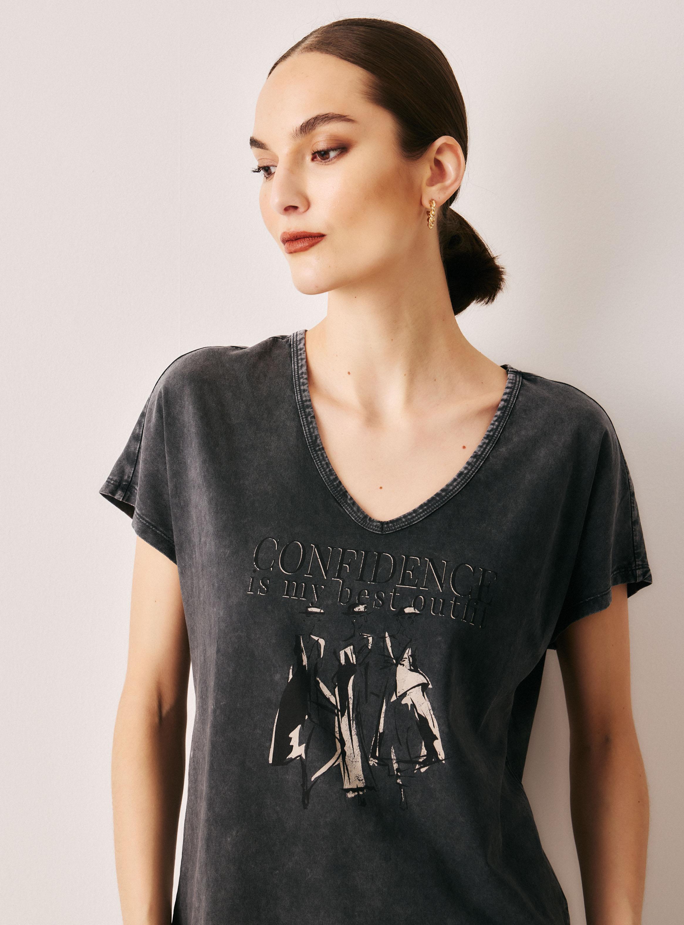 Polera Estampada Efecto Acid Wash-2