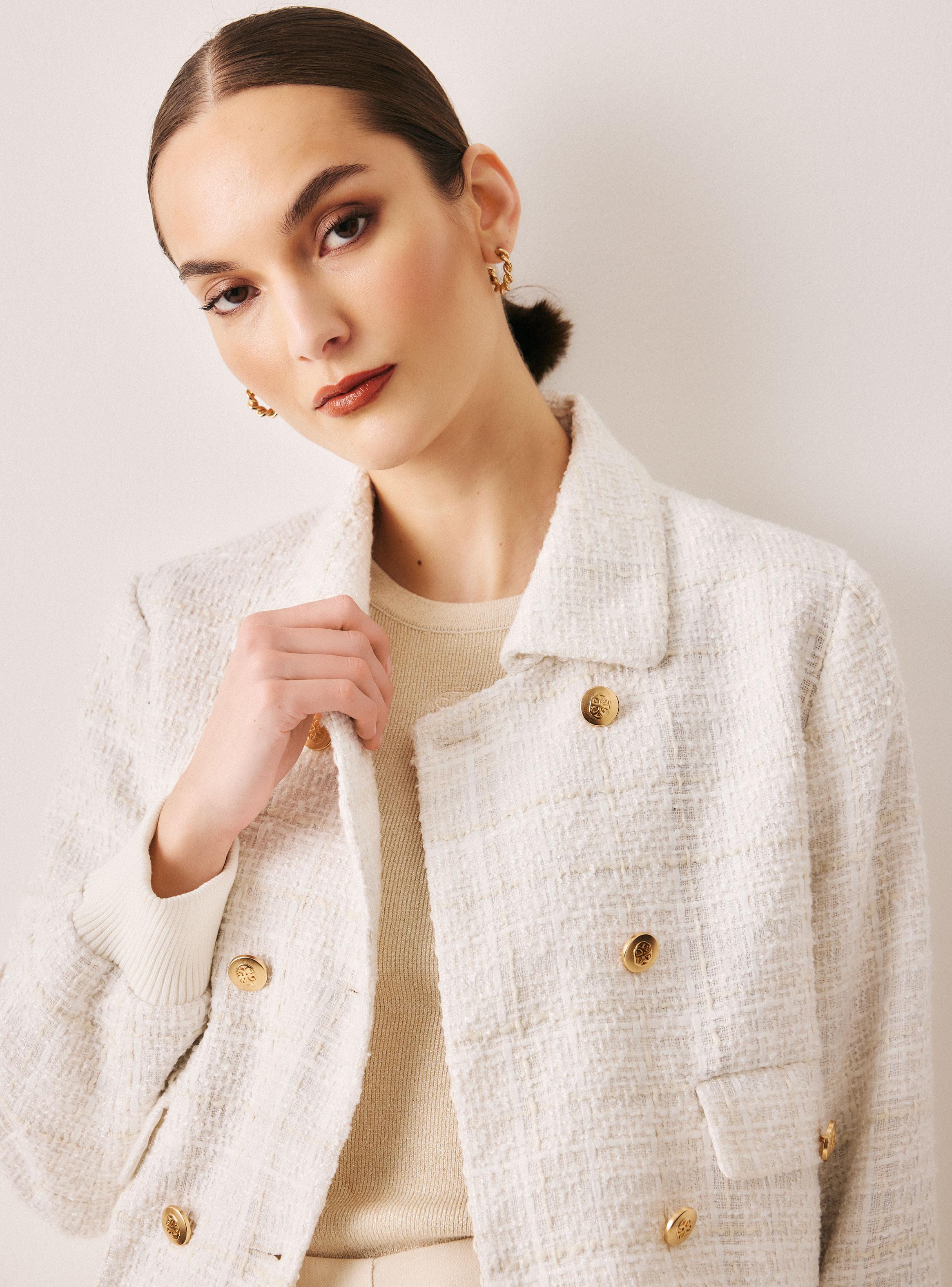 Chaqueta Bomber de Tweed-2