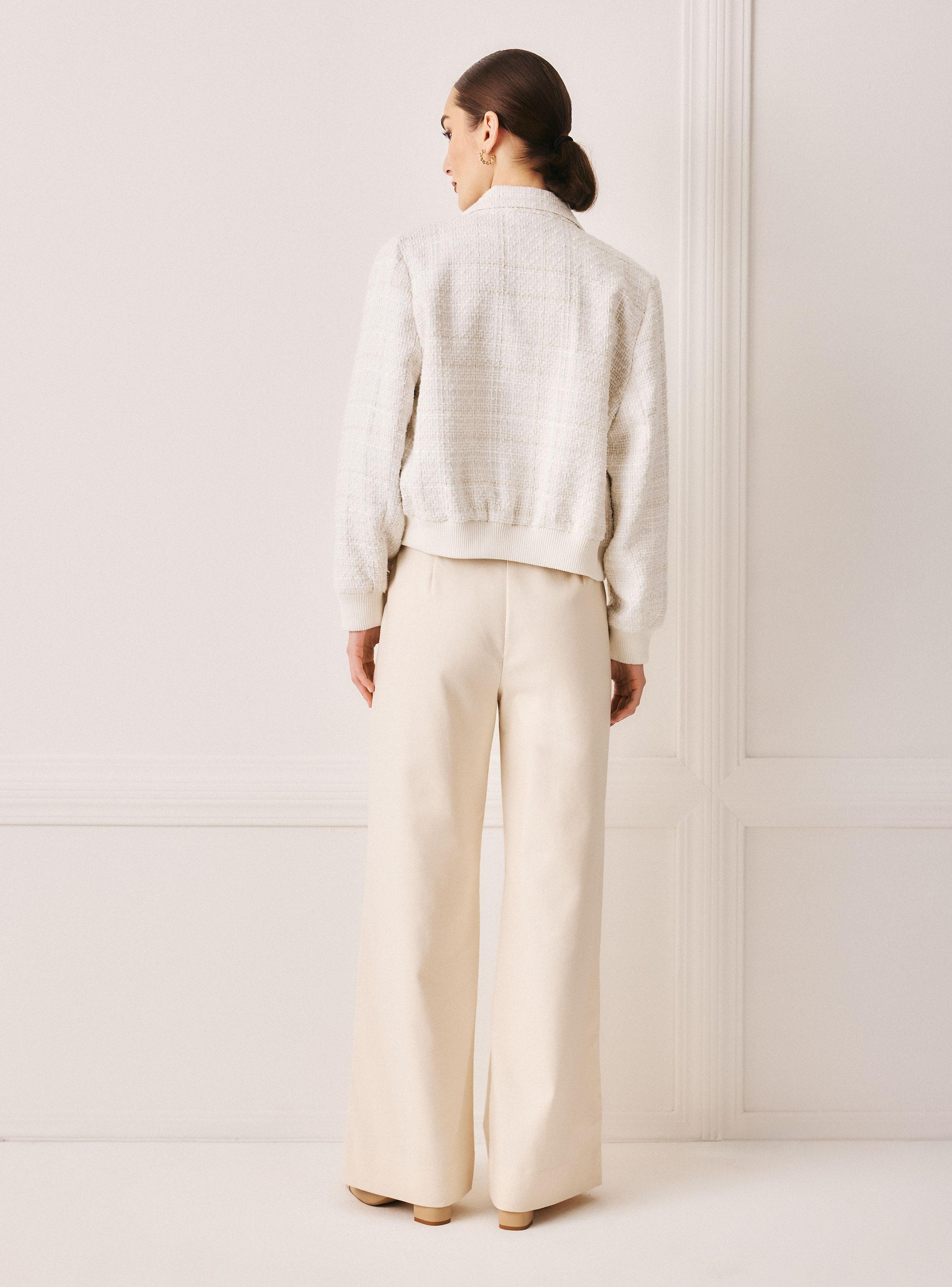 Chaqueta Bomber de Tweed-5