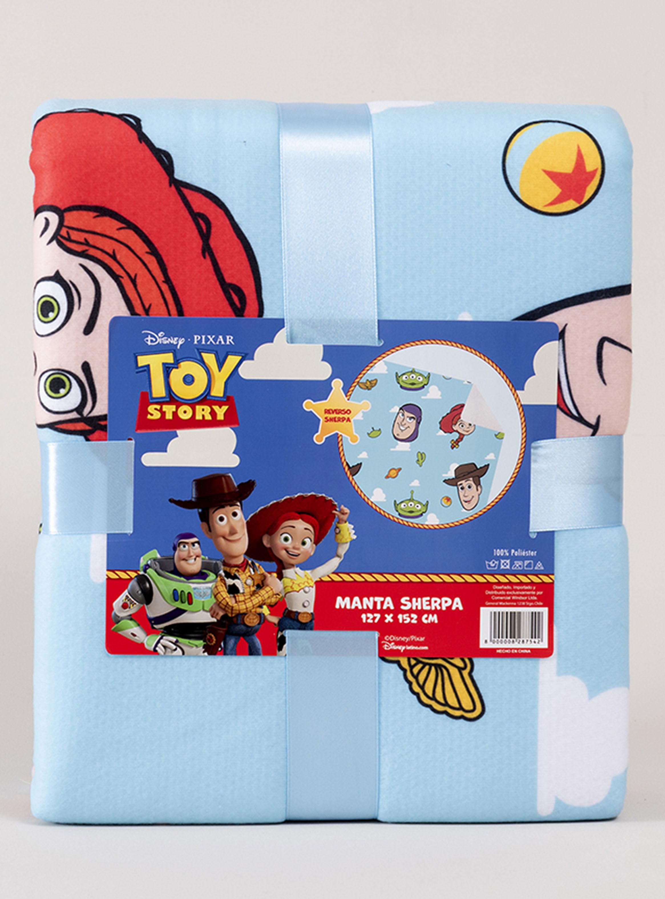 Manta Polar Sherpa Toy Story 127x152 cm-2