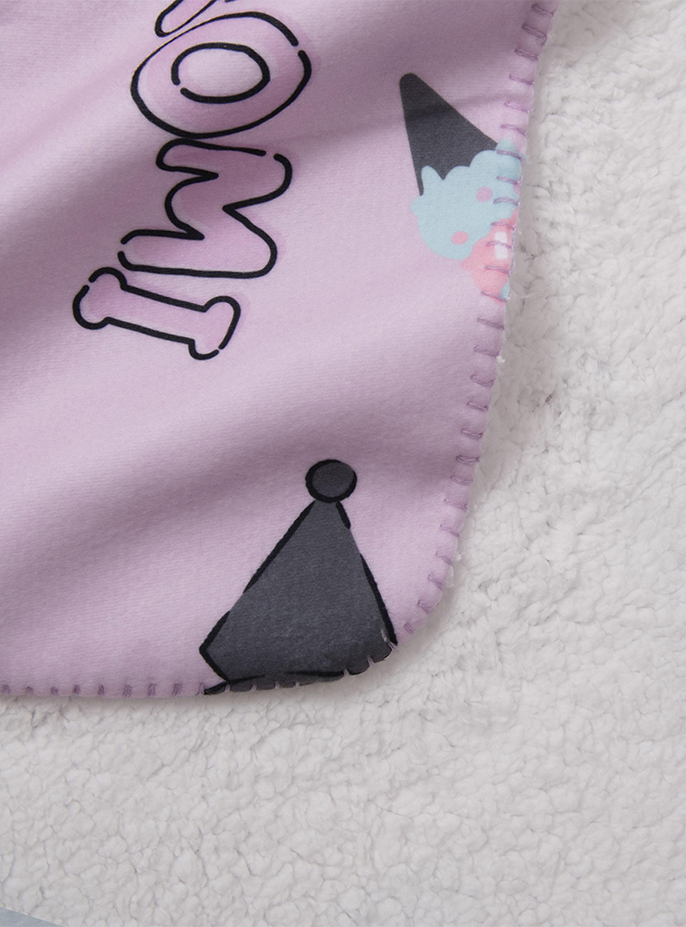 Manta Polar Sherpa Kuromi 127x152 cm-1