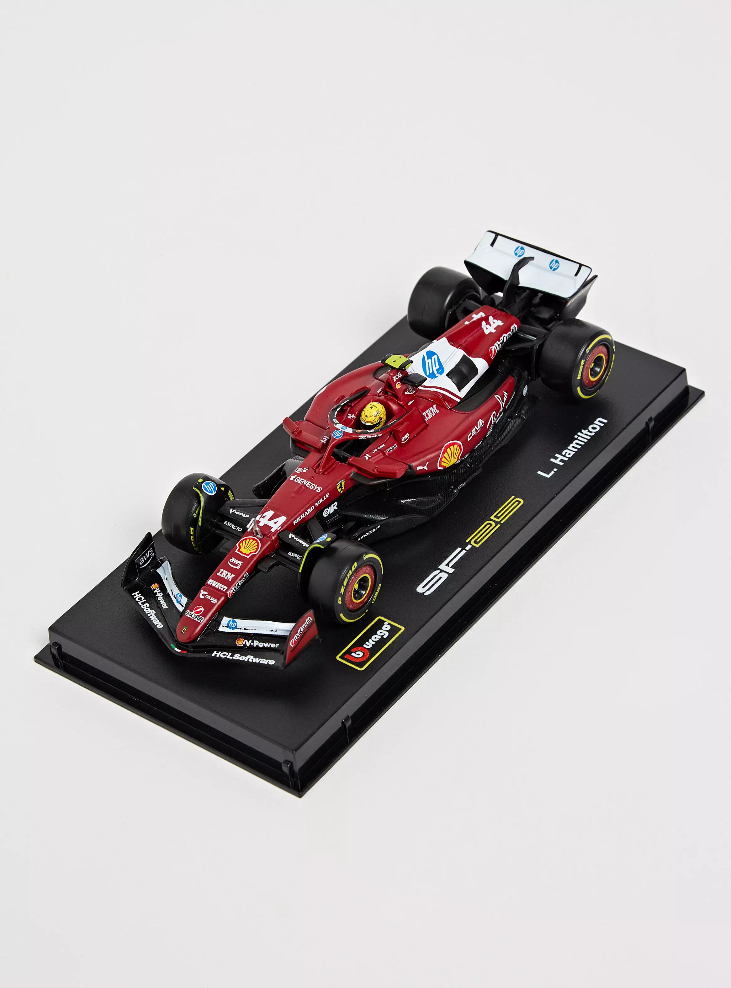 Auto Ferrari SF-25 1:43 con Casco-2
