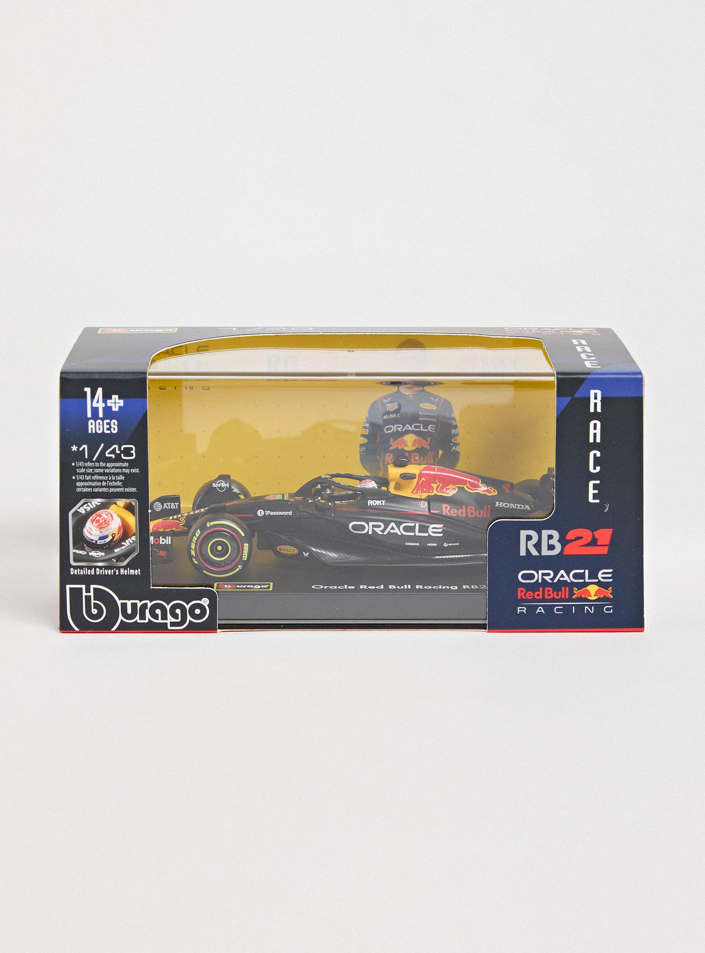 Auto Oracle Red Bull Racing RB21 1:43 con Casco-3