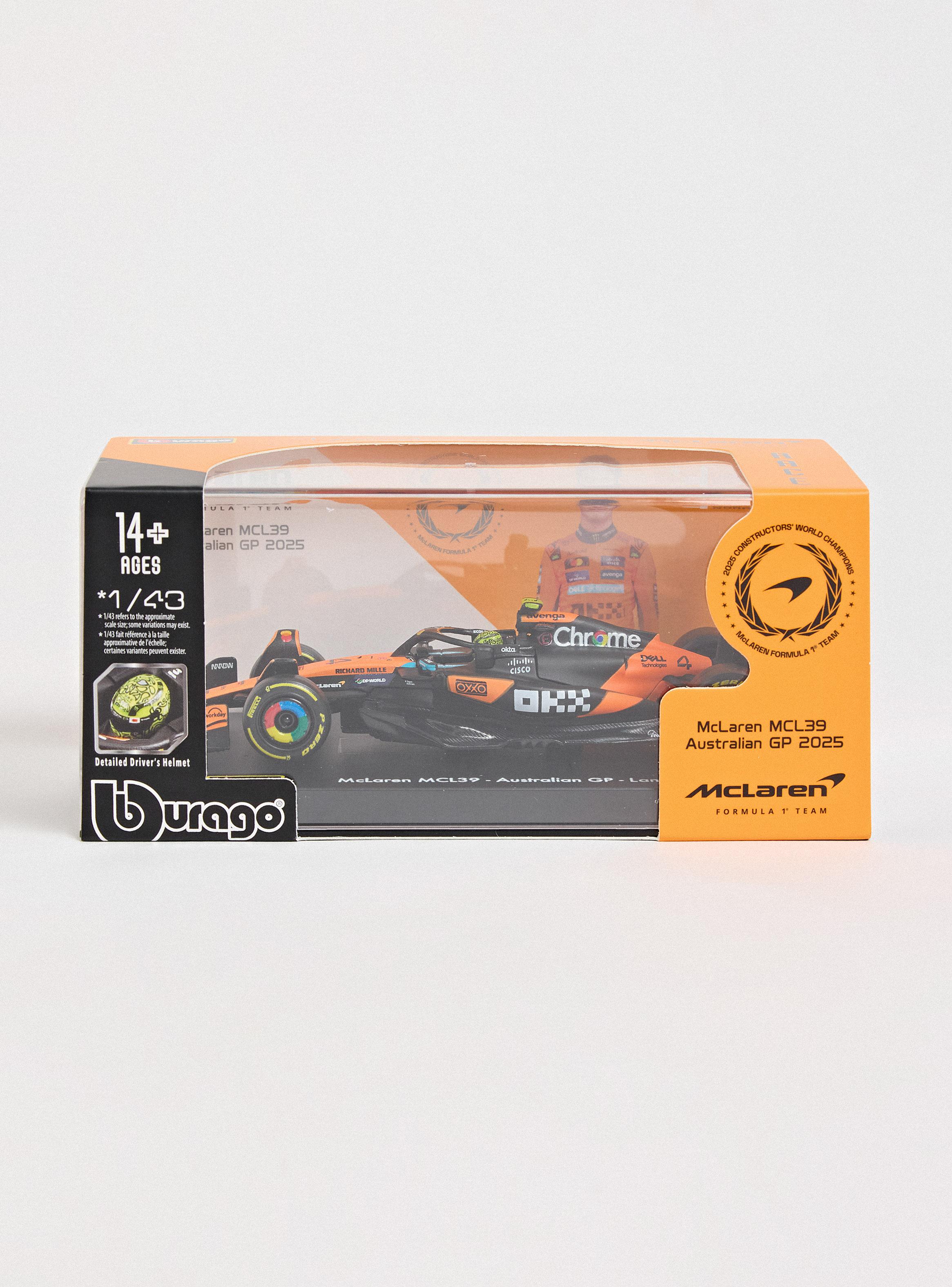Auto McLaren MCL39 1:43 con Casco-3