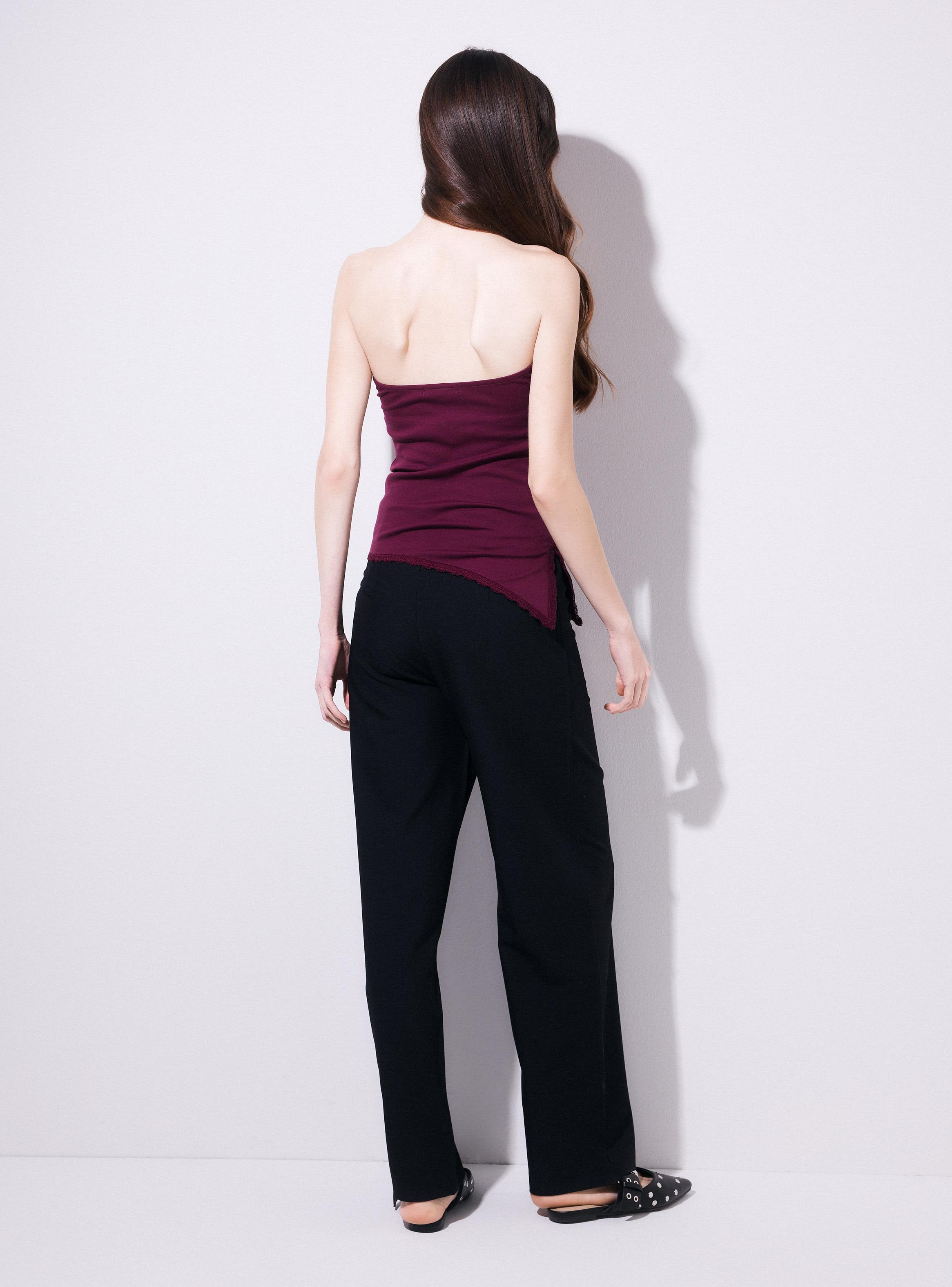 Pantalón Tiro Alto Wide Leg-5