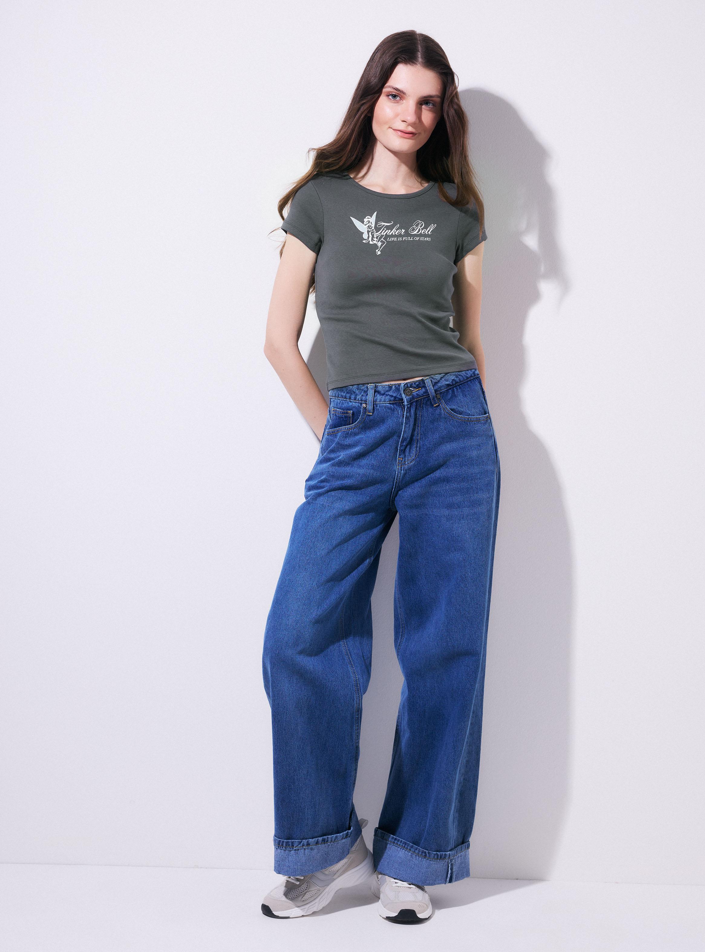 Polera Baby Tee Licencia Tinker Bell-4