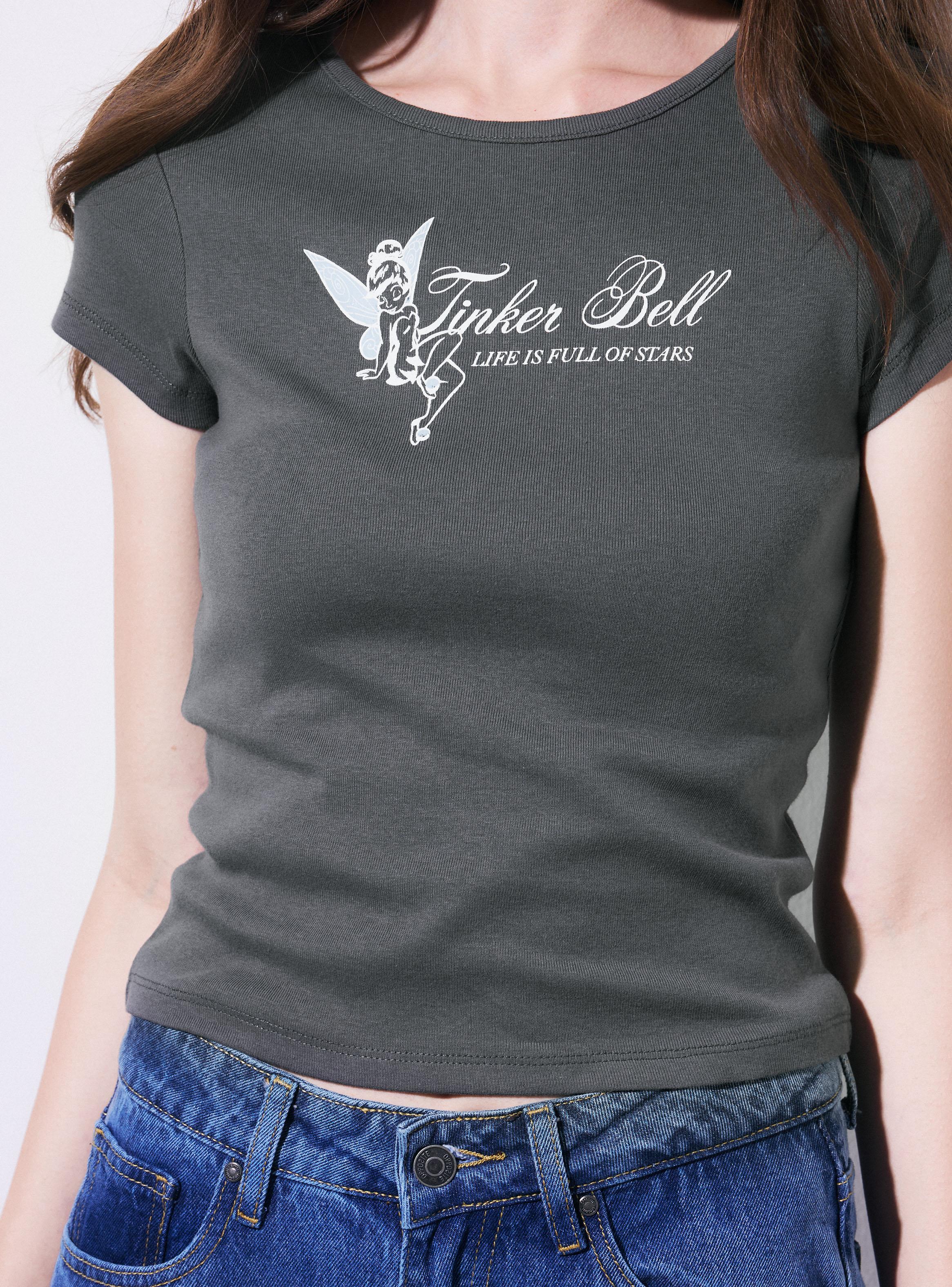 Polera Baby Tee Licencia Tinker Bell-2