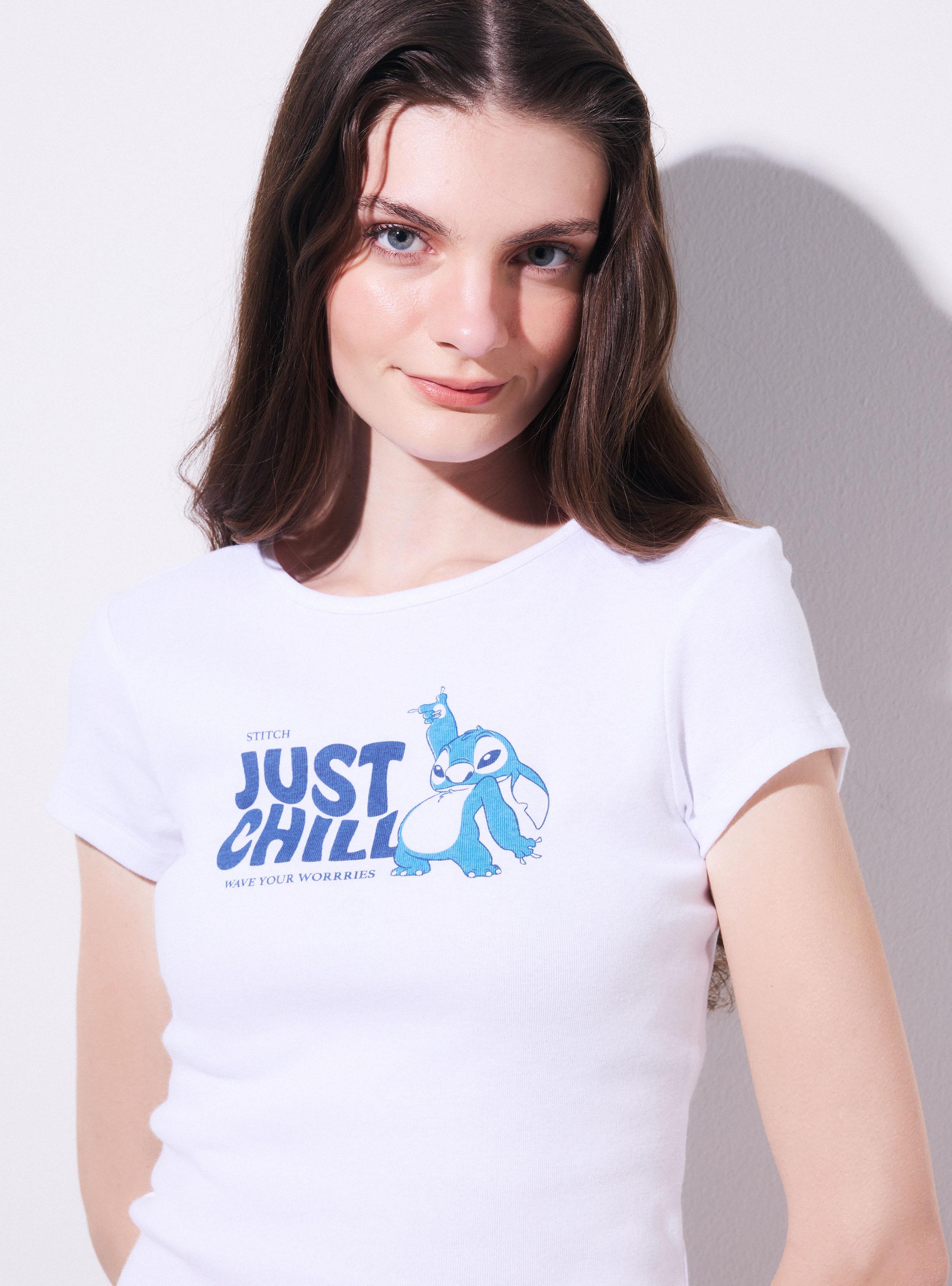 Polera Baby Tee Licencia Stitch-3