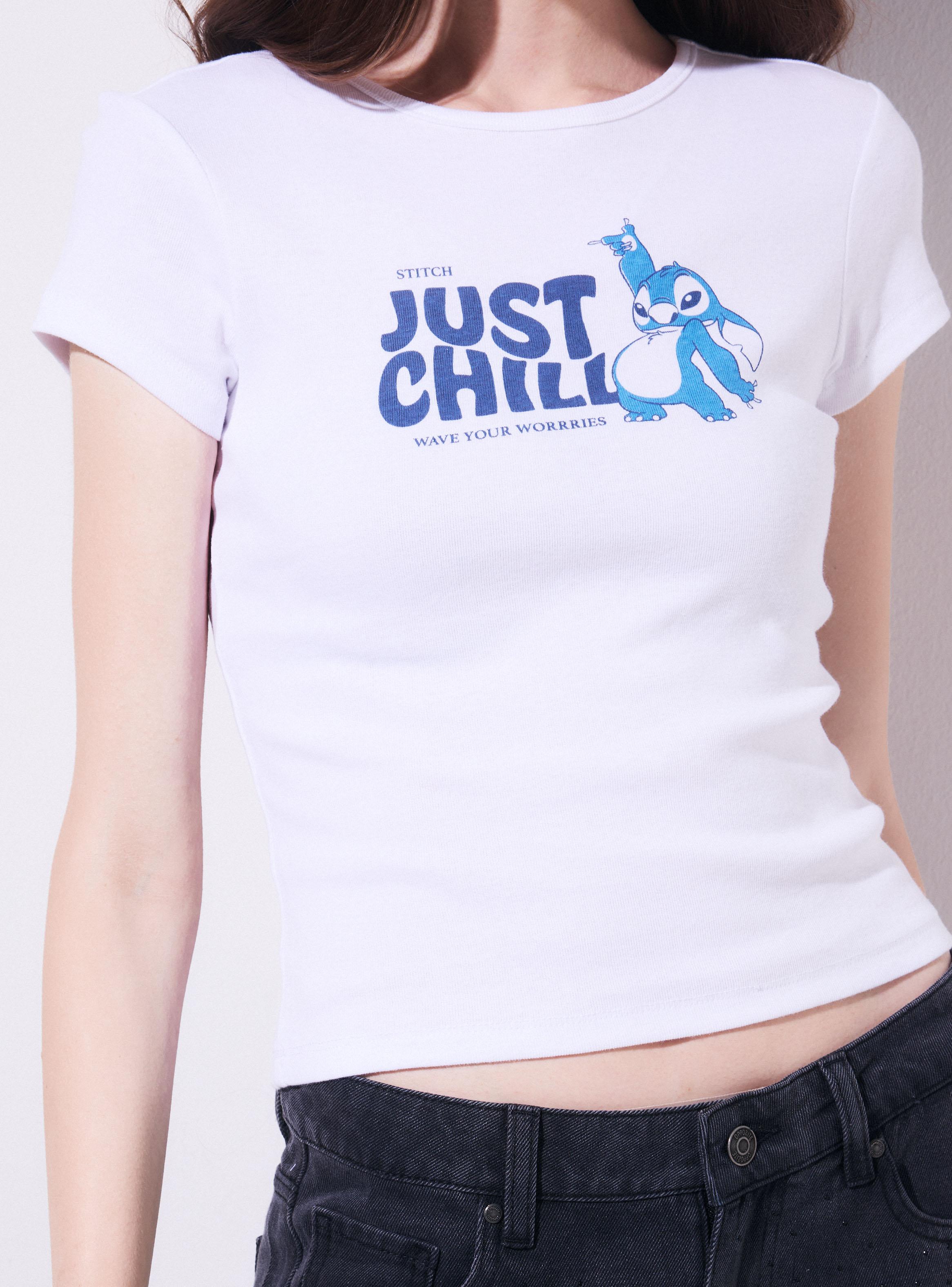 Polera Baby Tee Licencia Stitch-2