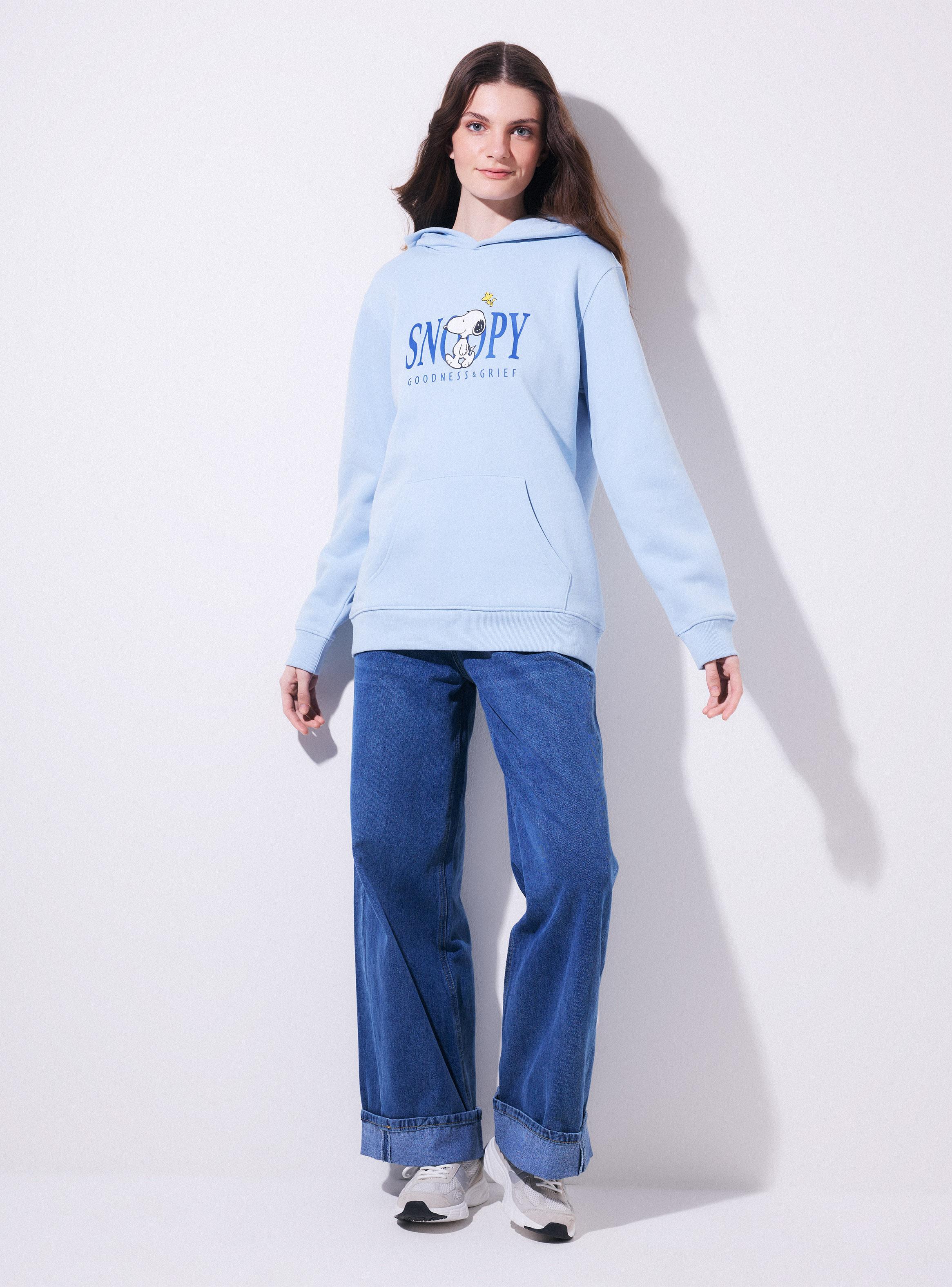 Polerón Capucha Estampado Snoopy-4